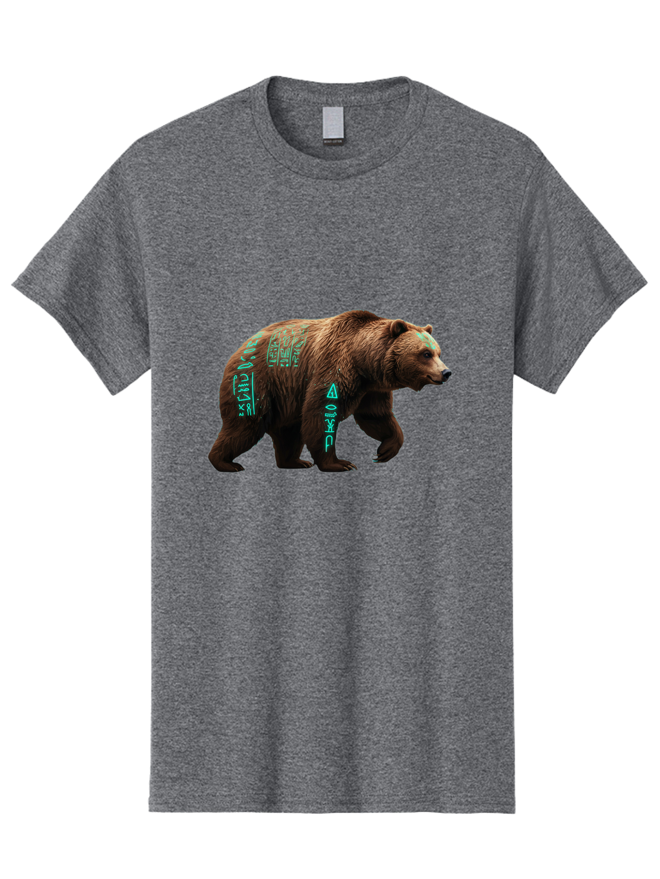 Bear-With-Hieroglyphics Men'S Graphic Tee, 100% Cotton, Comfortable Casual Summer Wear, Machine Washable, Vintage Camera, Old Camera, Antique Camera, Black Camera, Classic Photography, Photography Equipment, Nostalgic Device, Film Camera, Bae877