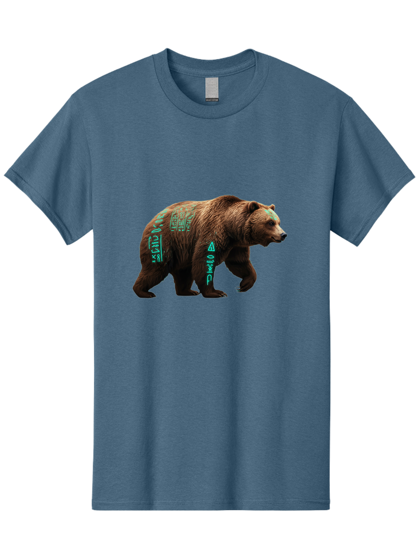 Bear-With-Hieroglyphics Men'S Graphic Tee, 100% Cotton, Comfortable Casual Summer Wear, Machine Washable, Vintage Camera, Old Camera, Antique Camera, Black Camera, Classic Photography, Photography Equipment, Nostalgic Device, Film Camera, Bae877