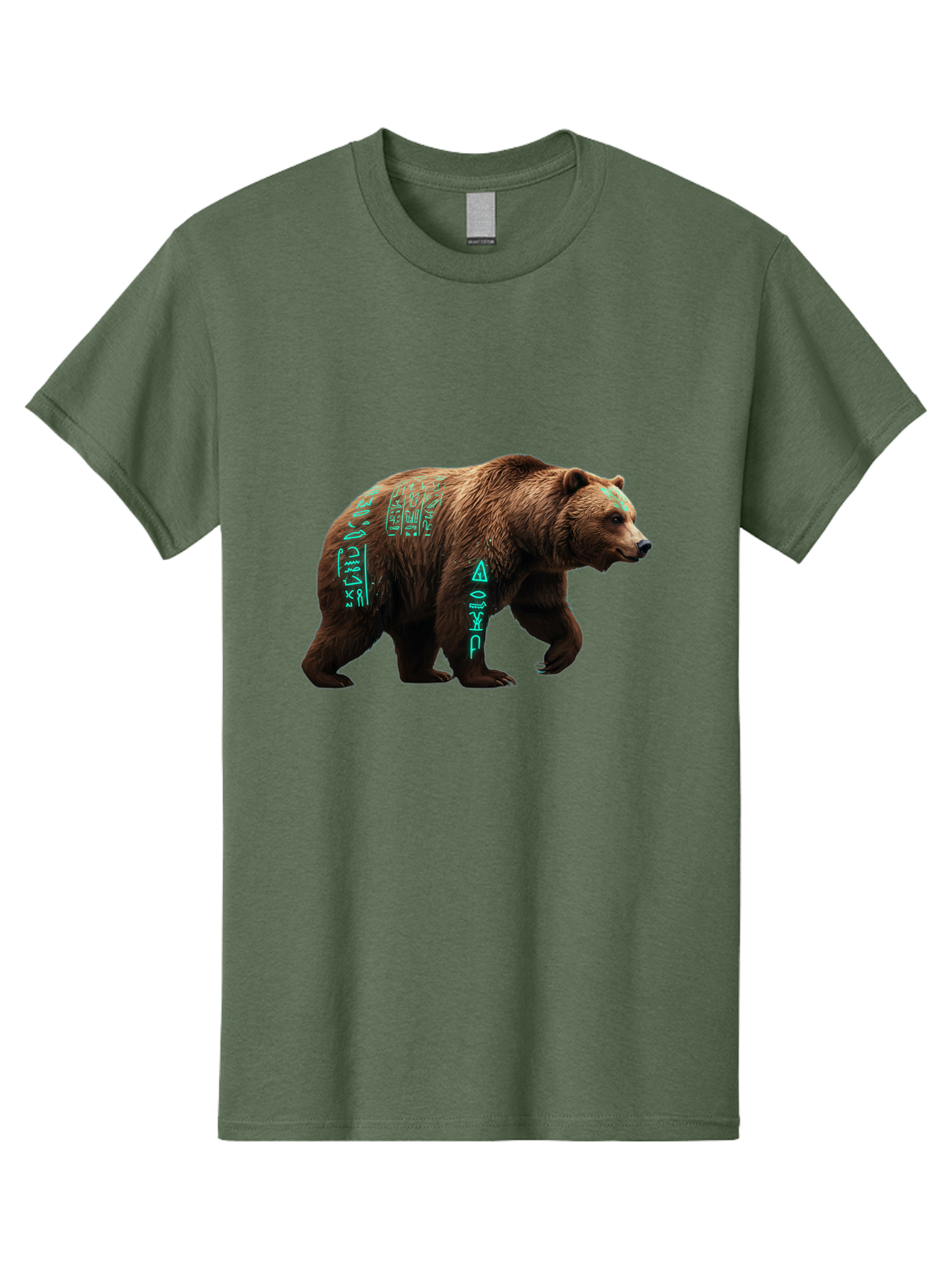Bear-With-Hieroglyphics Men'S Graphic Tee, 100% Cotton, Comfortable Casual Summer Wear, Machine Washable, Vintage Camera, Old Camera, Antique Camera, Black Camera, Classic Photography, Photography Equipment, Nostalgic Device, Film Camera, Bae877