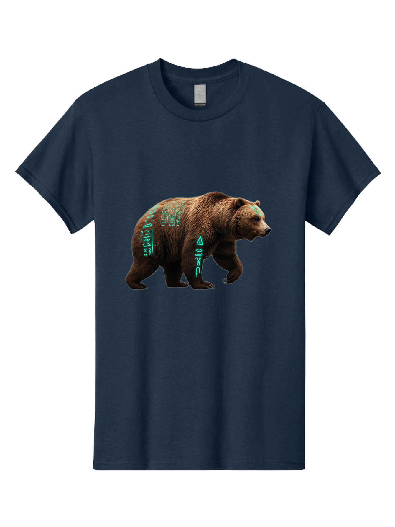 Bear-With-Hieroglyphics Men'S Graphic Tee, 100% Cotton, Comfortable Casual Summer Wear, Machine Washable, Vintage Camera, Old Camera, Antique Camera, Black Camera, Classic Photography, Photography Equipment, Nostalgic Device, Film Camera, Bae877