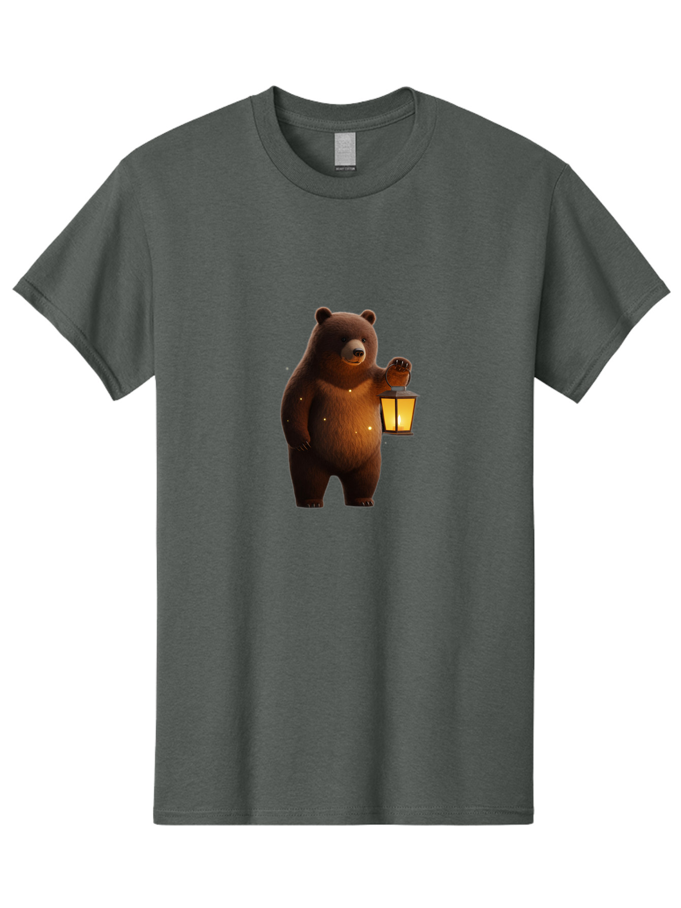 Bear-With-Lantern Men'S Graphic Tee, 100% Cotton, Comfortable Casual Summer Wear, Machine Washable, Vintage Camera, Old Camera, Antique Camera, Black Camera, Classic Photography, Photography Equipment, Nostalgic Device, Film Camera, Camera Art Bae882