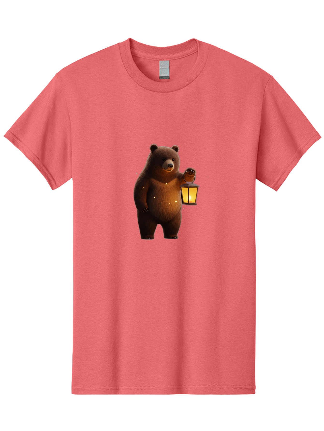 Bear-With-Lantern Men'S Graphic Tee, 100% Cotton, Comfortable Casual Summer Wear, Machine Washable, Vintage Camera, Old Camera, Antique Camera, Black Camera, Classic Photography, Photography Equipment, Nostalgic Device, Film Camera, Camera Art Bae882