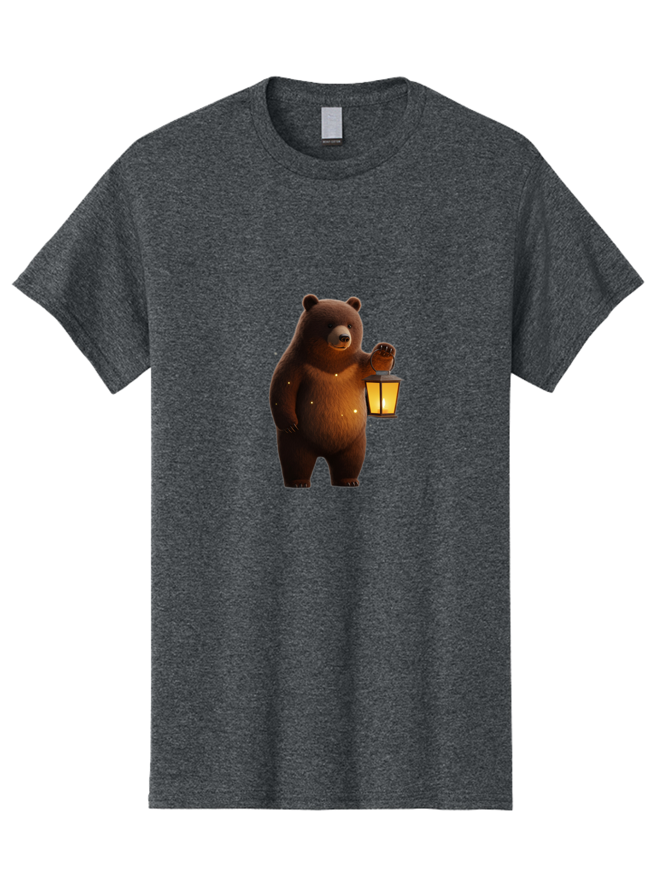Bear-With-Lantern Men'S Graphic Tee, 100% Cotton, Comfortable Casual Summer Wear, Machine Washable, Vintage Camera, Old Camera, Antique Camera, Black Camera, Classic Photography, Photography Equipment, Nostalgic Device, Film Camera, Camera Art Bae882