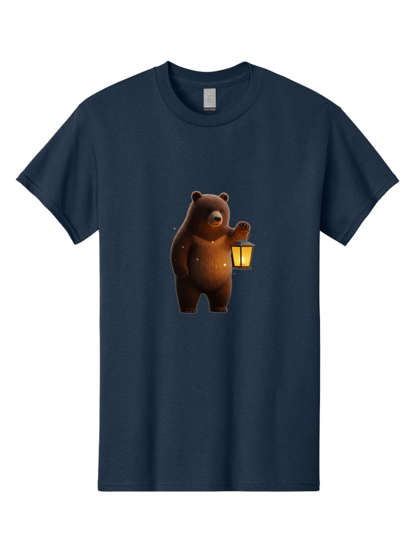 Bear-With-Lantern Men'S Graphic Tee, 100% Cotton, Comfortable Casual Summer Wear, Machine Washable, Vintage Camera, Old Camera, Antique Camera, Black Camera, Classic Photography, Photography Equipment, Nostalgic Device, Film Camera, Camera Art Bae882