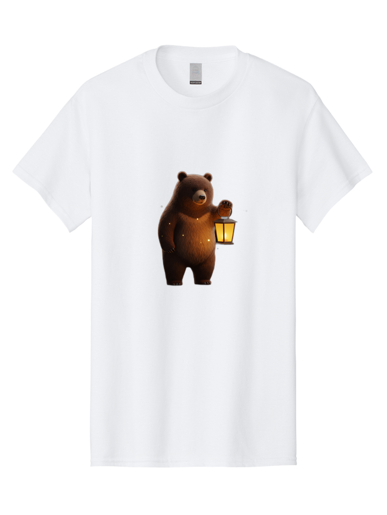 Bear-With-Lantern Men'S Graphic Tee, 100% Cotton, Comfortable Casual Summer Wear, Machine Washable, Vintage Camera, Old Camera, Antique Camera, Black Camera, Classic Photography, Photography Equipment, Nostalgic Device, Film Camera, Camera Art Bae882