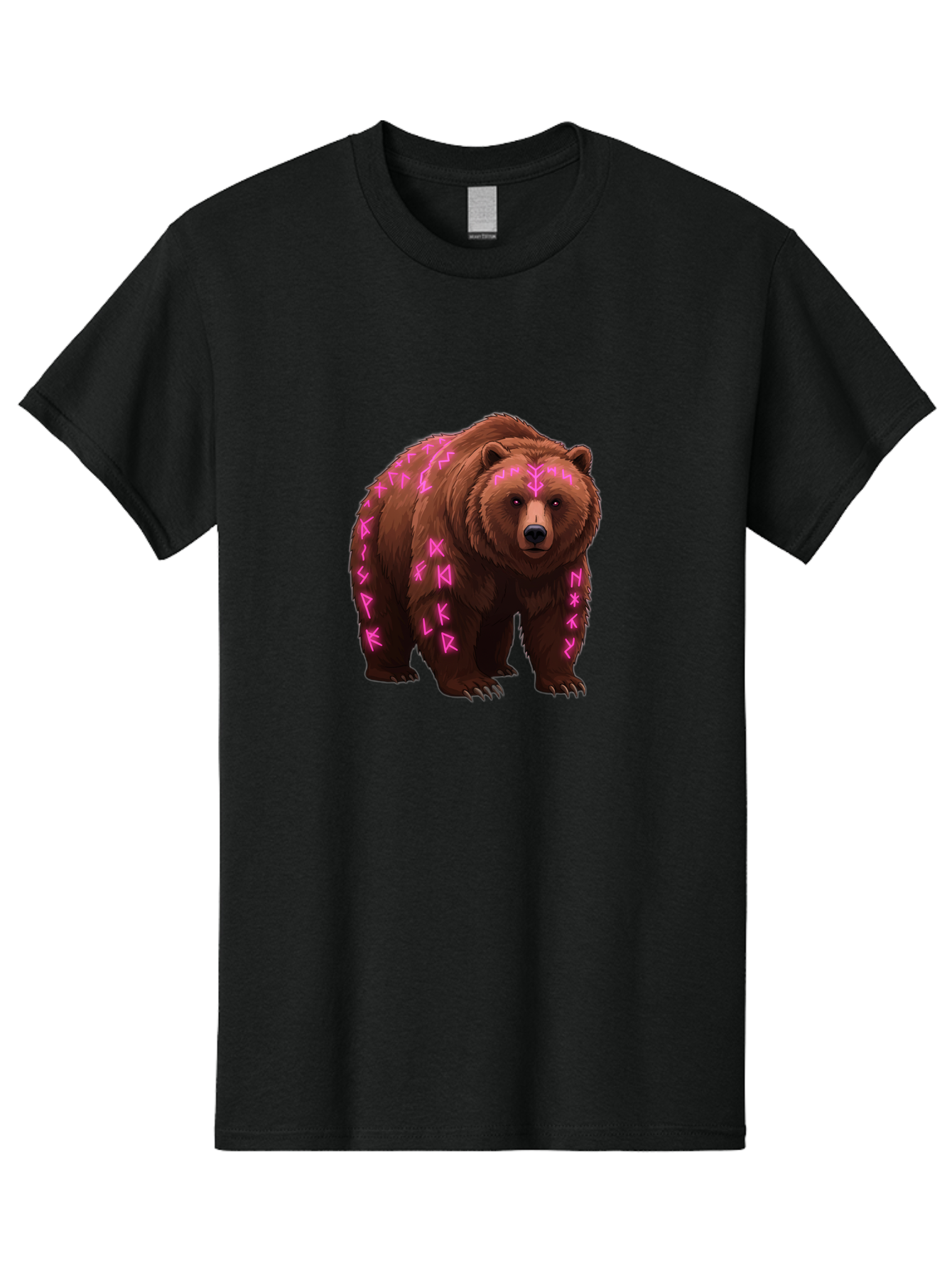 Bear-With-Pink-Symbols Men'S Graphic Tee, 100% Cotton, Comfortable Casual Summer Wear, Machine Washable, Vintage Camera, Old Camera, Antique Camera, Black Camera, Classic Photography, Photography Equipment, Nostalgic Device, Film Camera, Camera Art Bae883