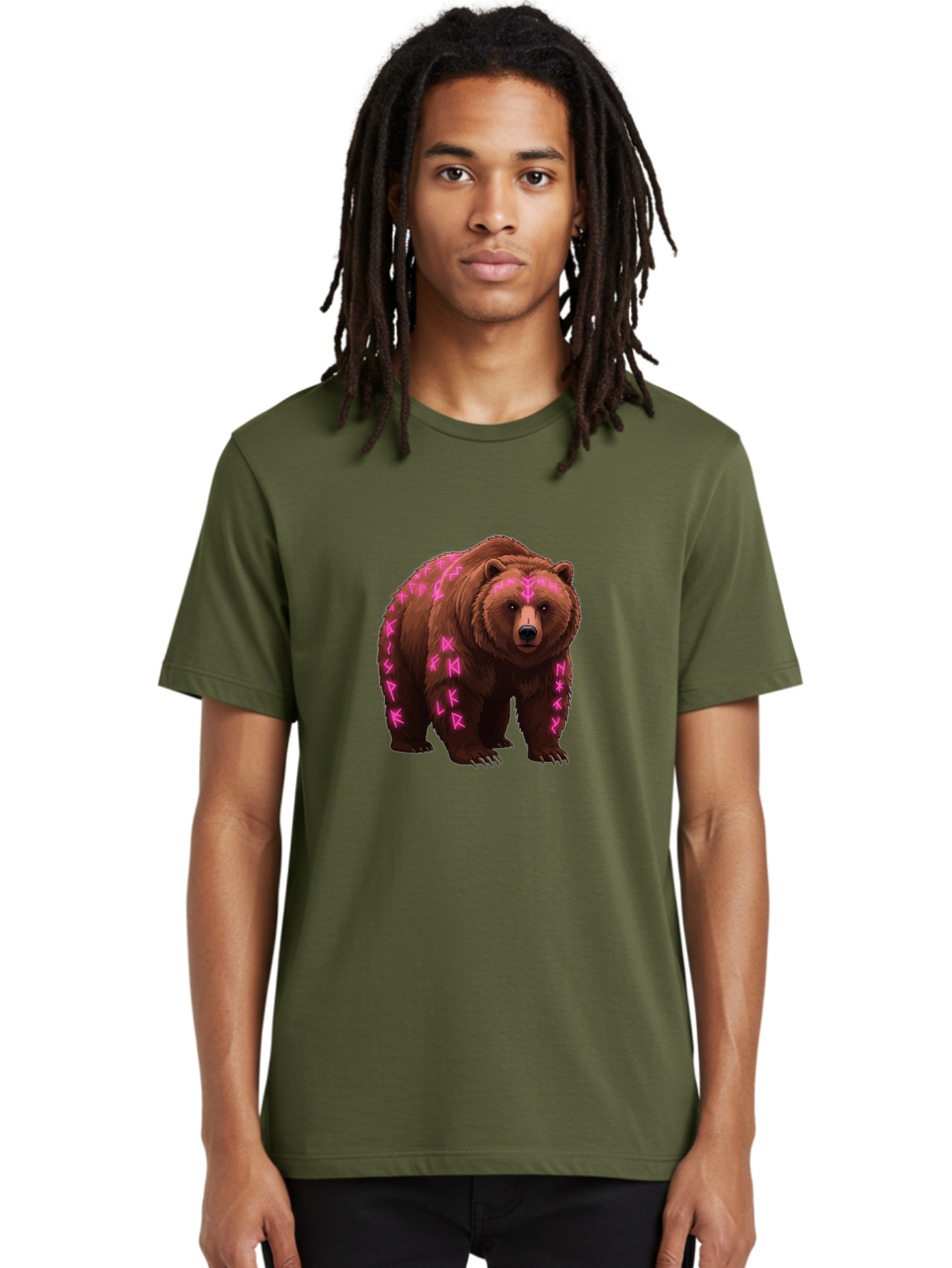 Bear-With-Pink-Symbols Men'S Graphic Tee, 100% Cotton, Comfortable Casual Summer Wear, Machine Washable, Vintage Camera, Old Camera, Antique Camera, Black Camera, Classic Photography, Photography Equipment, Nostalgic Device, Film Camera, Camera Art Bae883