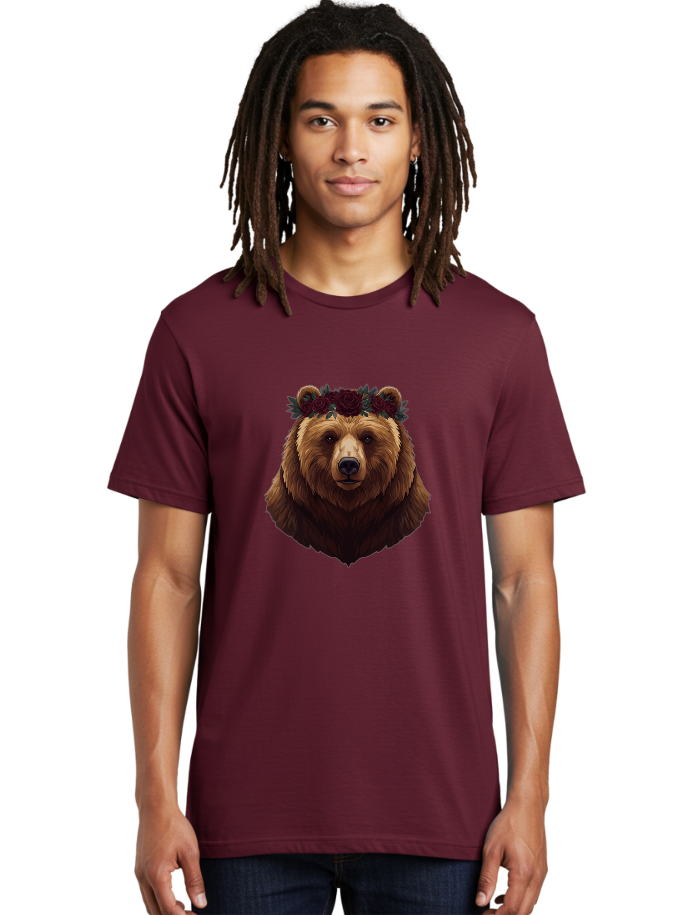 Bear-With-Roses Men'S Graphic Tee, 100% Cotton, Comfortable Casual Summer Wear, Machine Washable, Vintage Camera, Old Camera, Antique Camera, Black Camera, Classic Photography, Photography Equipment, Nostalgic Device, Film Camera, Camera Art Bae884