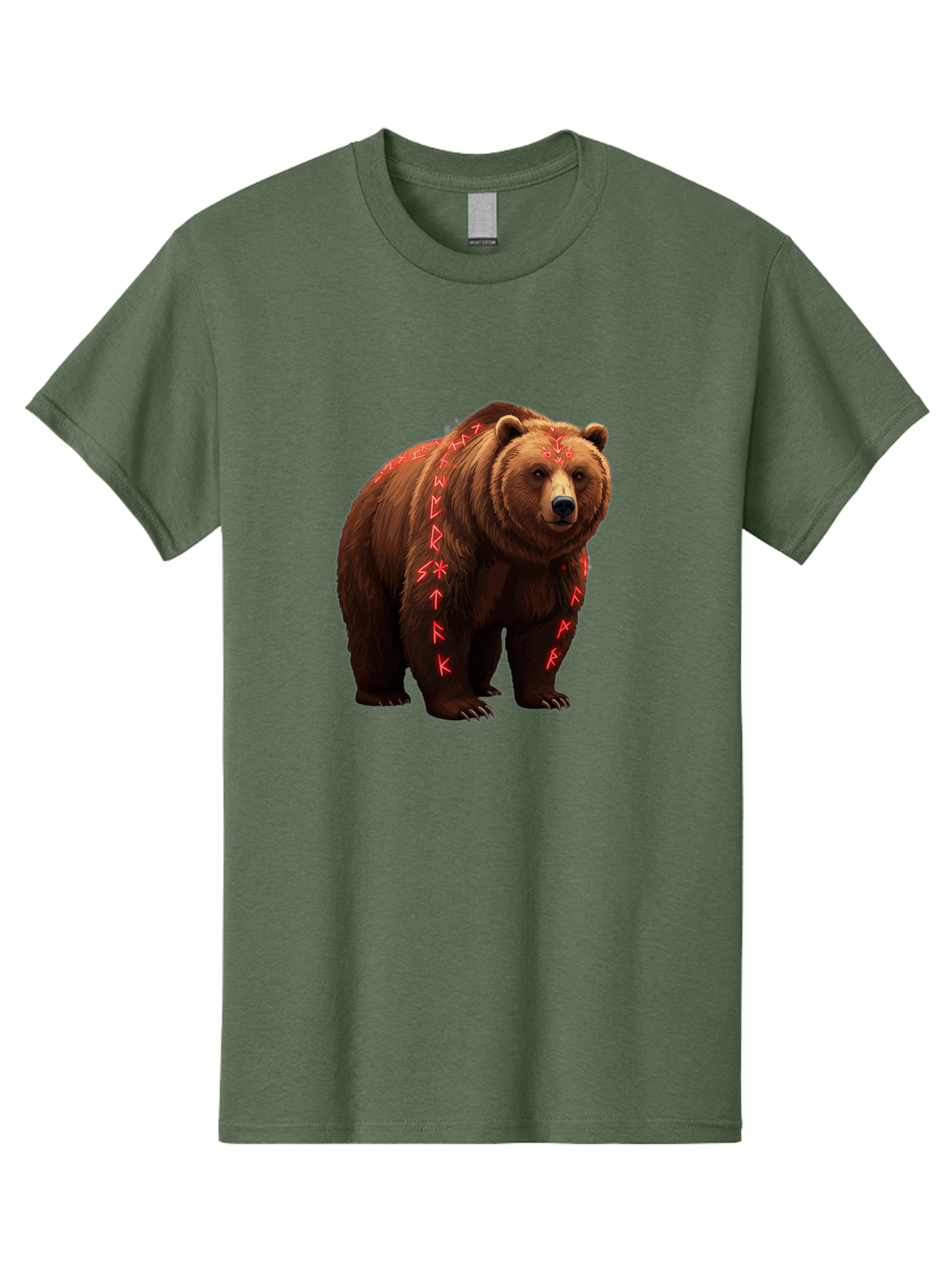 Bear-With-Runic-Symbols Men'S Graphic Tee, 100% Cotton, Comfortable Casual Summer Wear, Machine Washable, Vintage Camera, Old Camera, Antique Camera, Black Camera, Classic Photography, Photography Equipment, Nostalgic Device, Film Camera, Bae885