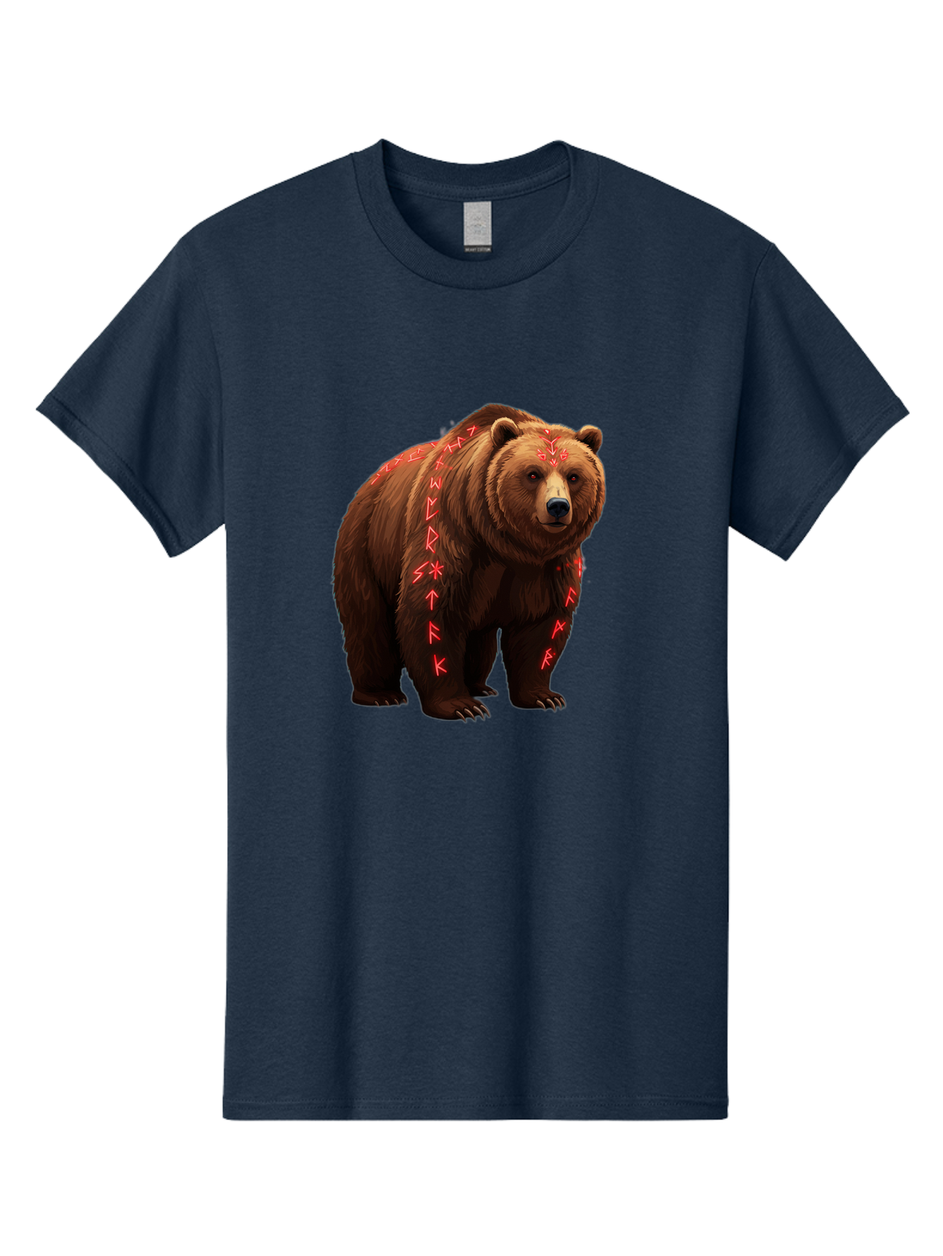 Bear-With-Runic-Symbols Men'S Graphic Tee, 100% Cotton, Comfortable Casual Summer Wear, Machine Washable, Vintage Camera, Old Camera, Antique Camera, Black Camera, Classic Photography, Photography Equipment, Nostalgic Device, Film Camera, Bae885