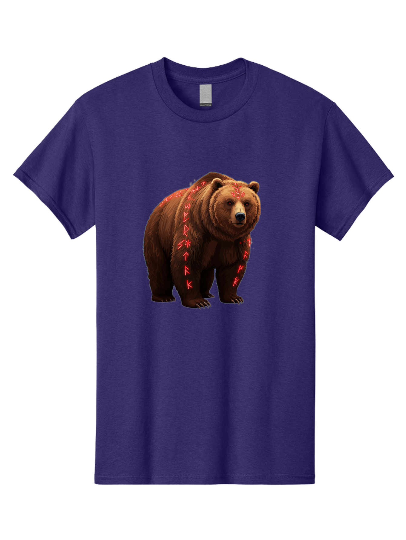 Bear-With-Runic-Symbols Men'S Graphic Tee, 100% Cotton, Comfortable Casual Summer Wear, Machine Washable, Vintage Camera, Old Camera, Antique Camera, Black Camera, Classic Photography, Photography Equipment, Nostalgic Device, Film Camera, Bae885
