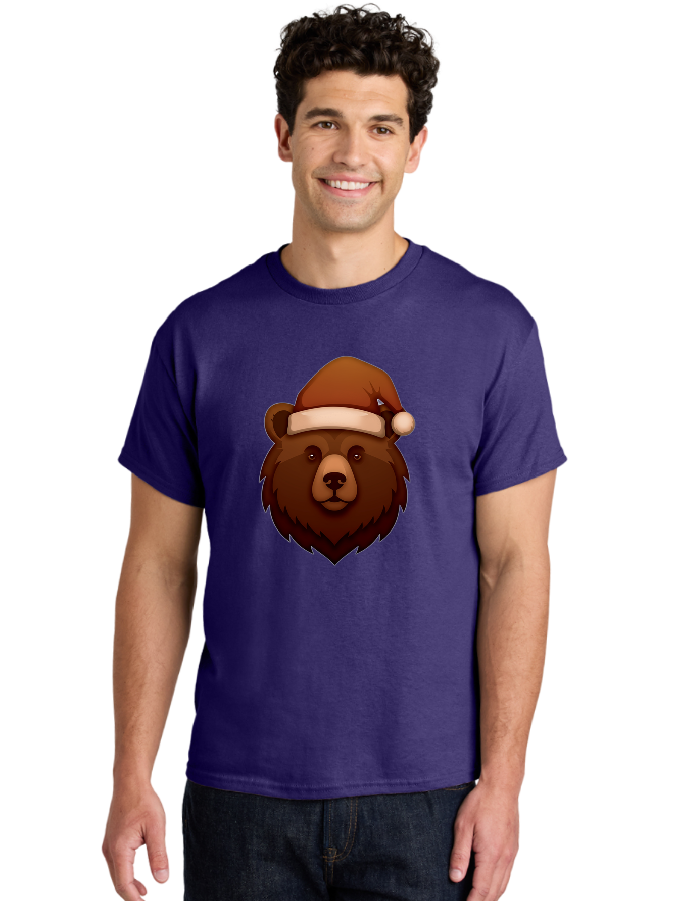 Bear-With-Santa-Hat Men'S Graphic Tee, 100% Cotton, Comfortable Casual Summer Wear, Machine Washable, Vintage Camera, Old Camera, Antique Camera, Black Camera, Classic Photography, Photography Equipment, Nostalgic Device, Film Camera, Camera Art Bae886