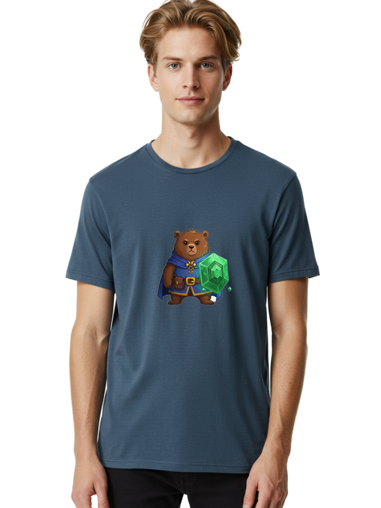 Bear-Wizard Men'S Graphic Tee, 100% Cotton, Comfortable Casual Summer Wear, Machine Washable, Vintage Camera, Old Camera, Antique Camera, Black Camera, Classic Photography, Photography Equipment, Nostalgic Device, Film Camera, Camera Art Bae887