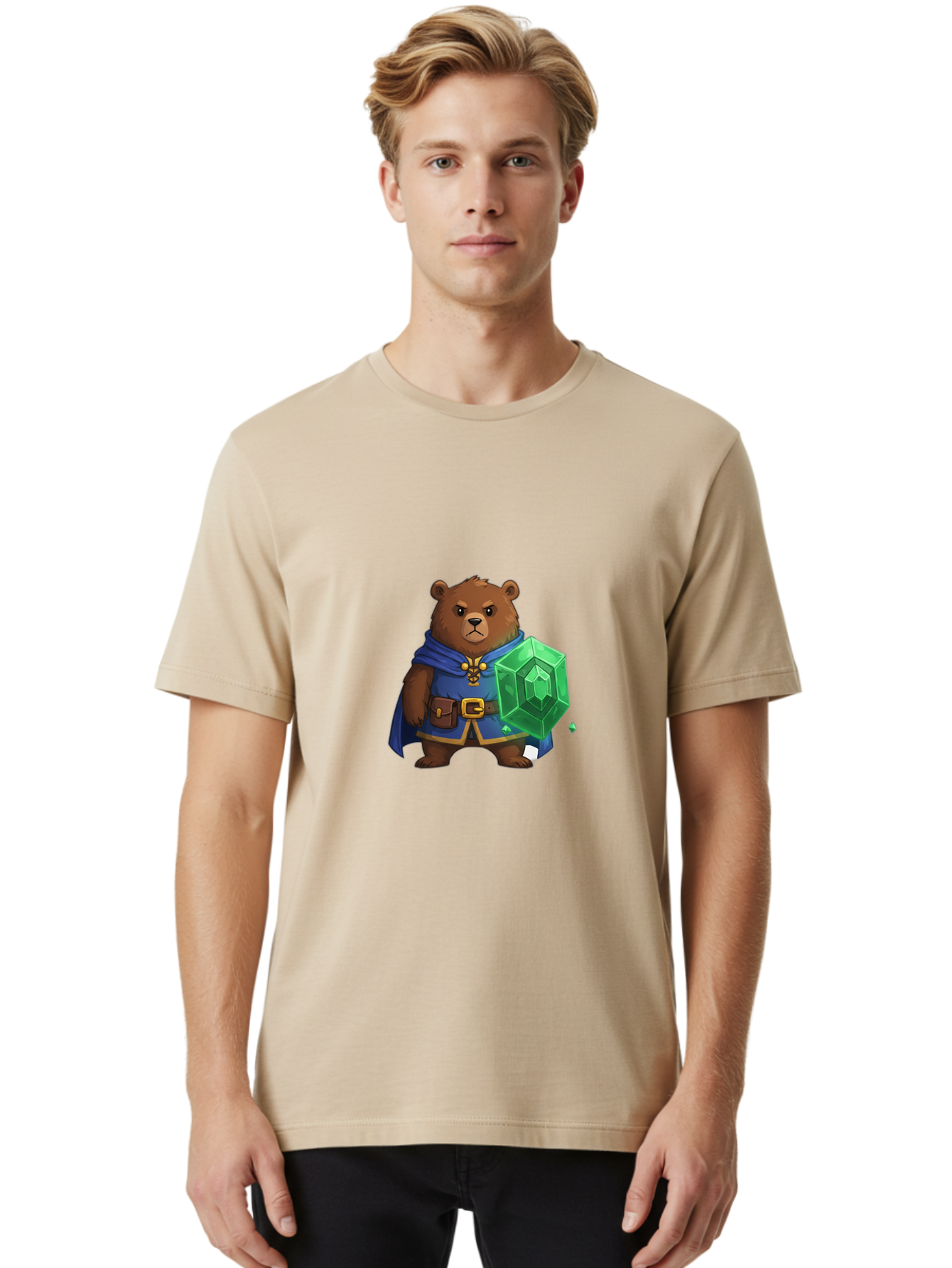 Bear-Wizard Men'S Graphic Tee, 100% Cotton, Comfortable Casual Summer Wear, Machine Washable, Vintage Camera, Old Camera, Antique Camera, Black Camera, Classic Photography, Photography Equipment, Nostalgic Device, Film Camera, Camera Art Bae887