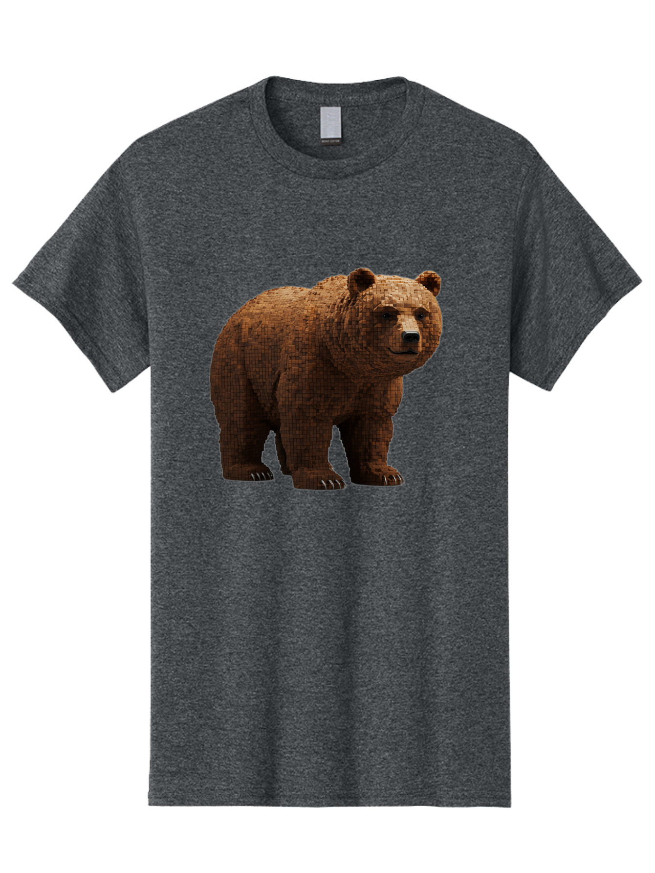 Bear Men'S Graphic Tee, 100% Cotton, Comfortable Casual Summer Wear, Machine Washable, Vintage Camera, Old Camera, Antique Camera, Black Camera, Classic Photography, Photography Equipment, Nostalgic Device, Film Camera, Camera Art Bae888