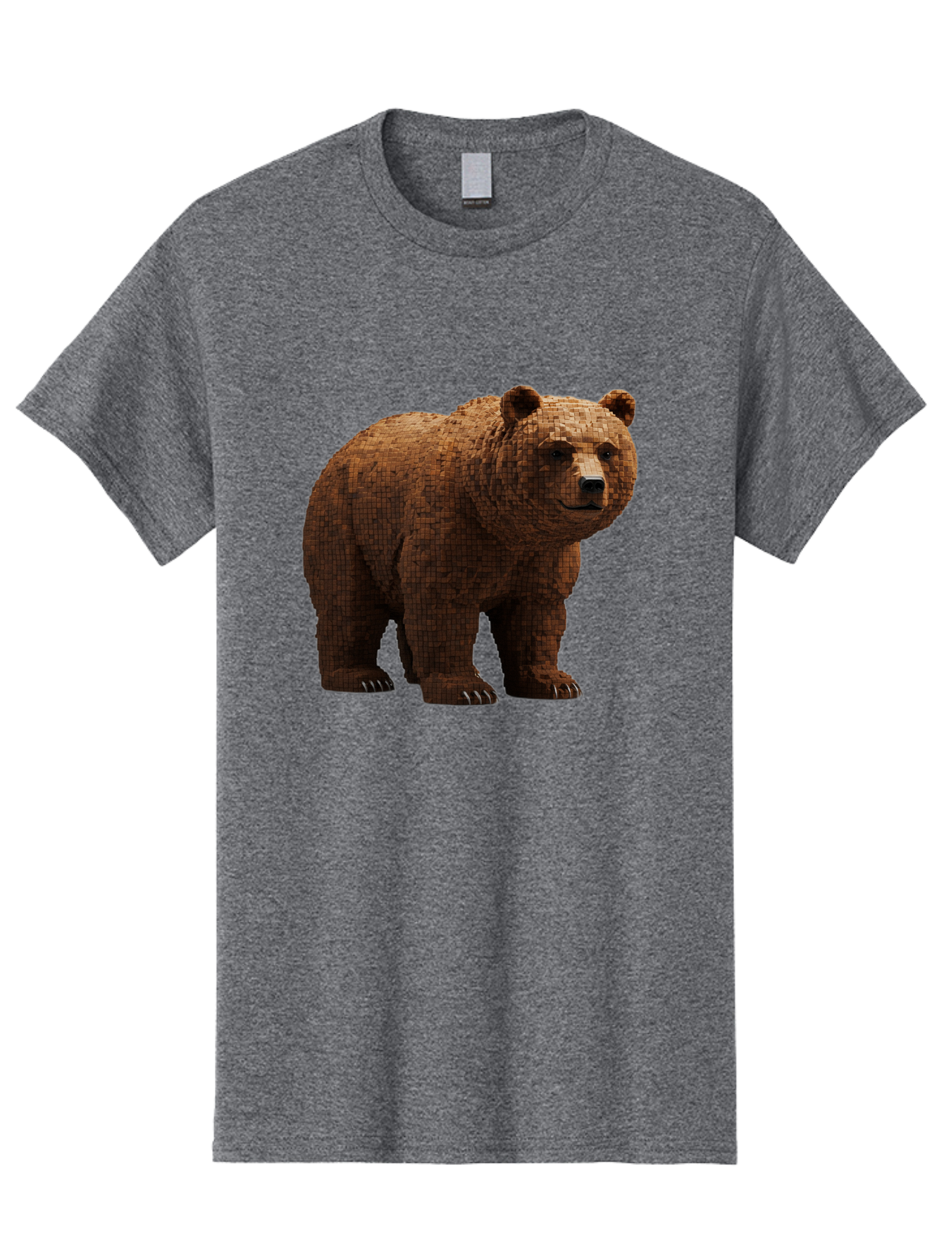 Bear Men'S Graphic Tee, 100% Cotton, Comfortable Casual Summer Wear, Machine Washable, Vintage Camera, Old Camera, Antique Camera, Black Camera, Classic Photography, Photography Equipment, Nostalgic Device, Film Camera, Camera Art Bae888