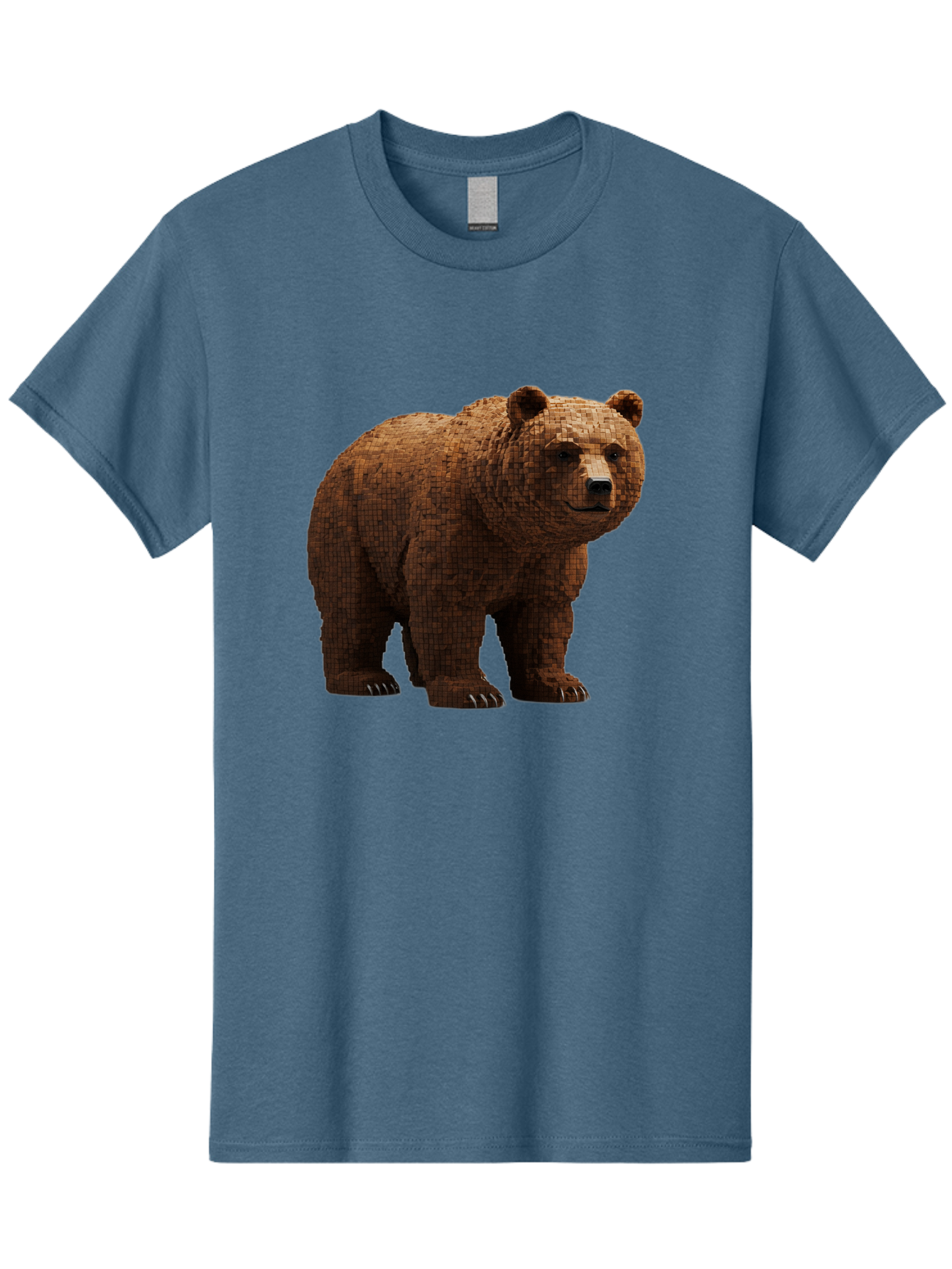 Bear Men'S Graphic Tee, 100% Cotton, Comfortable Casual Summer Wear, Machine Washable, Vintage Camera, Old Camera, Antique Camera, Black Camera, Classic Photography, Photography Equipment, Nostalgic Device, Film Camera, Camera Art Bae888