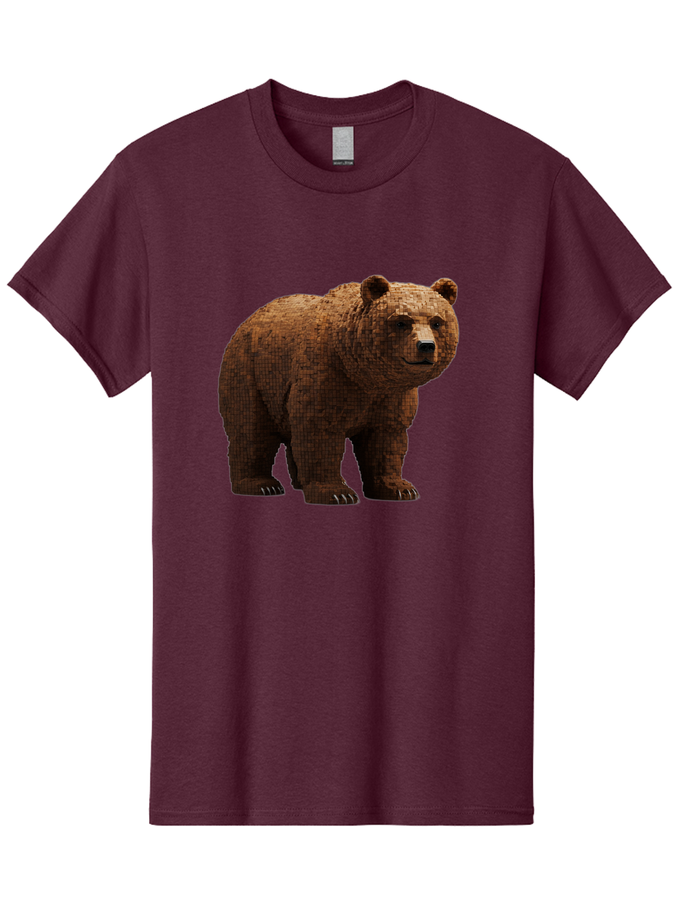 Bear Men'S Graphic Tee, 100% Cotton, Comfortable Casual Summer Wear, Machine Washable, Vintage Camera, Old Camera, Antique Camera, Black Camera, Classic Photography, Photography Equipment, Nostalgic Device, Film Camera, Camera Art Bae888