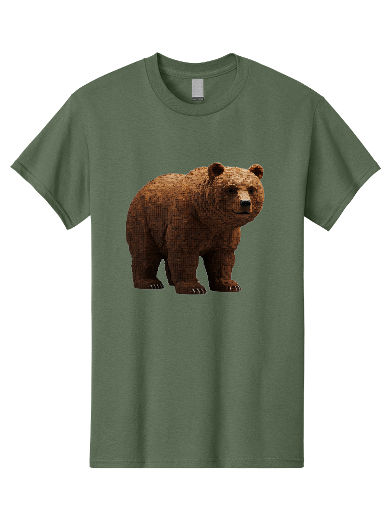 Bear Men'S Graphic Tee, 100% Cotton, Comfortable Casual Summer Wear, Machine Washable, Vintage Camera, Old Camera, Antique Camera, Black Camera, Classic Photography, Photography Equipment, Nostalgic Device, Film Camera, Camera Art Bae888