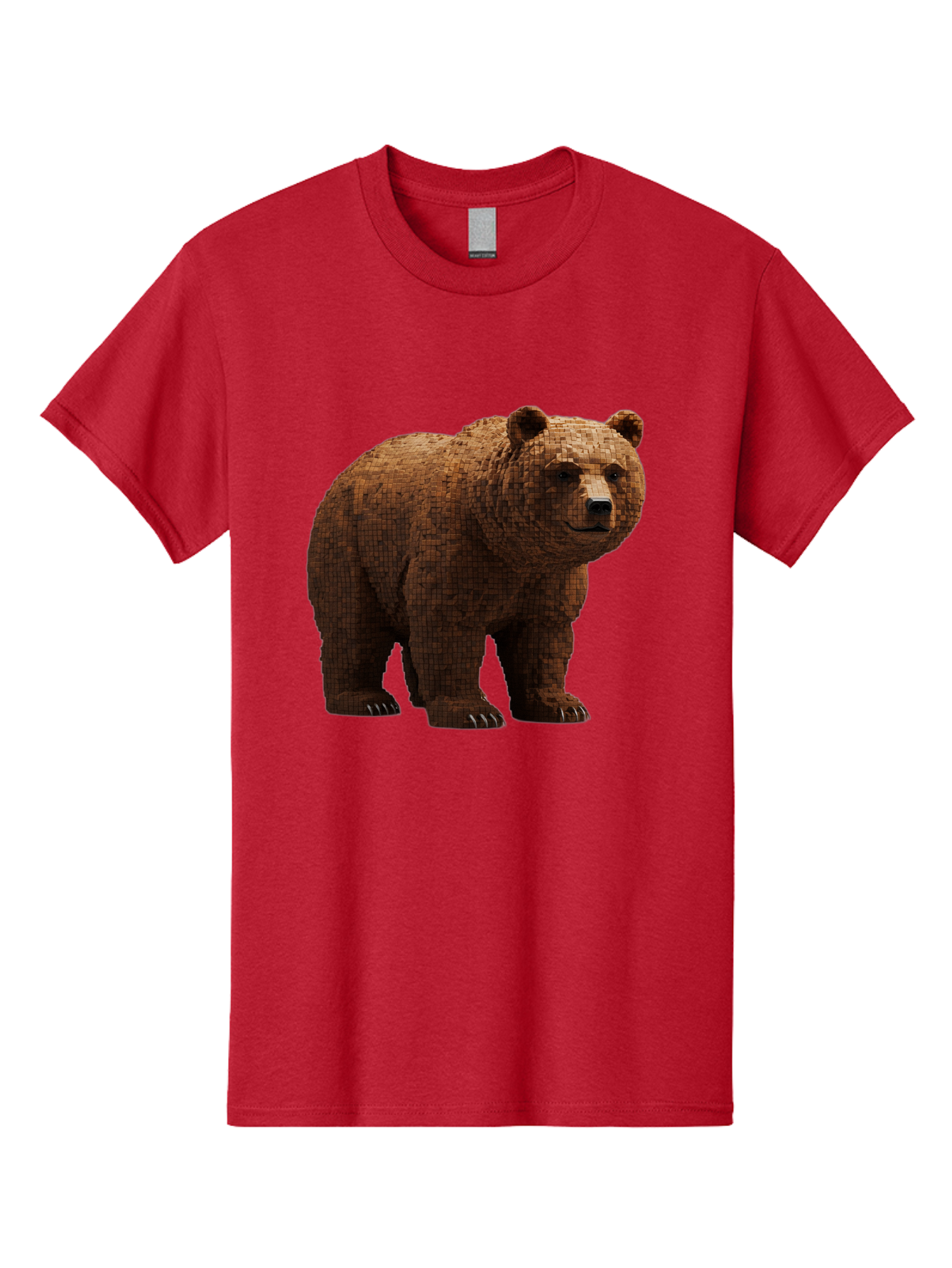 Bear Men'S Graphic Tee, 100% Cotton, Comfortable Casual Summer Wear, Machine Washable, Vintage Camera, Old Camera, Antique Camera, Black Camera, Classic Photography, Photography Equipment, Nostalgic Device, Film Camera, Camera Art Bae888
