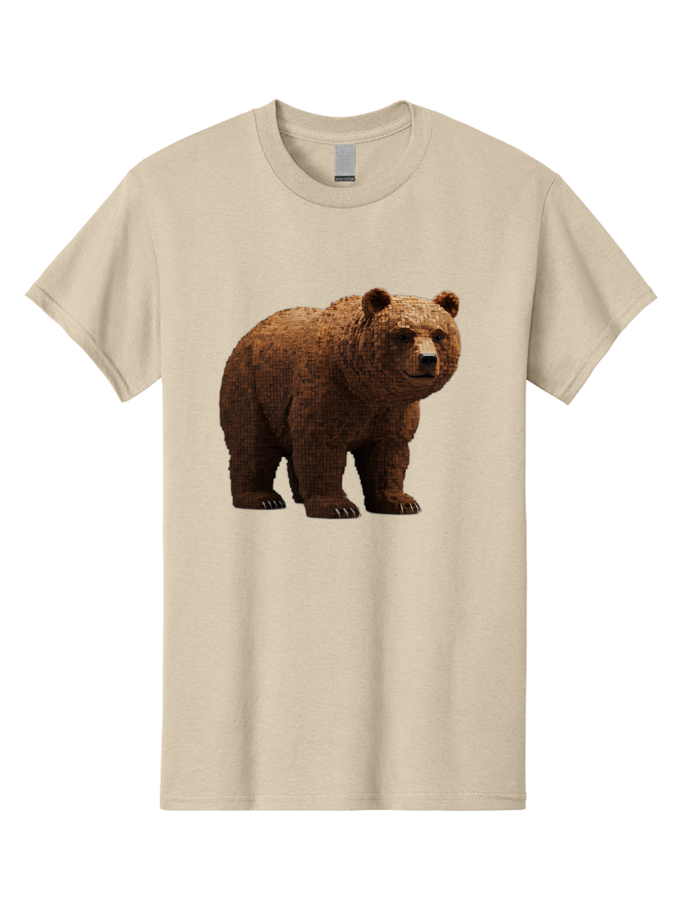 Bear Men'S Graphic Tee, 100% Cotton, Comfortable Casual Summer Wear, Machine Washable, Vintage Camera, Old Camera, Antique Camera, Black Camera, Classic Photography, Photography Equipment, Nostalgic Device, Film Camera, Camera Art Bae888
