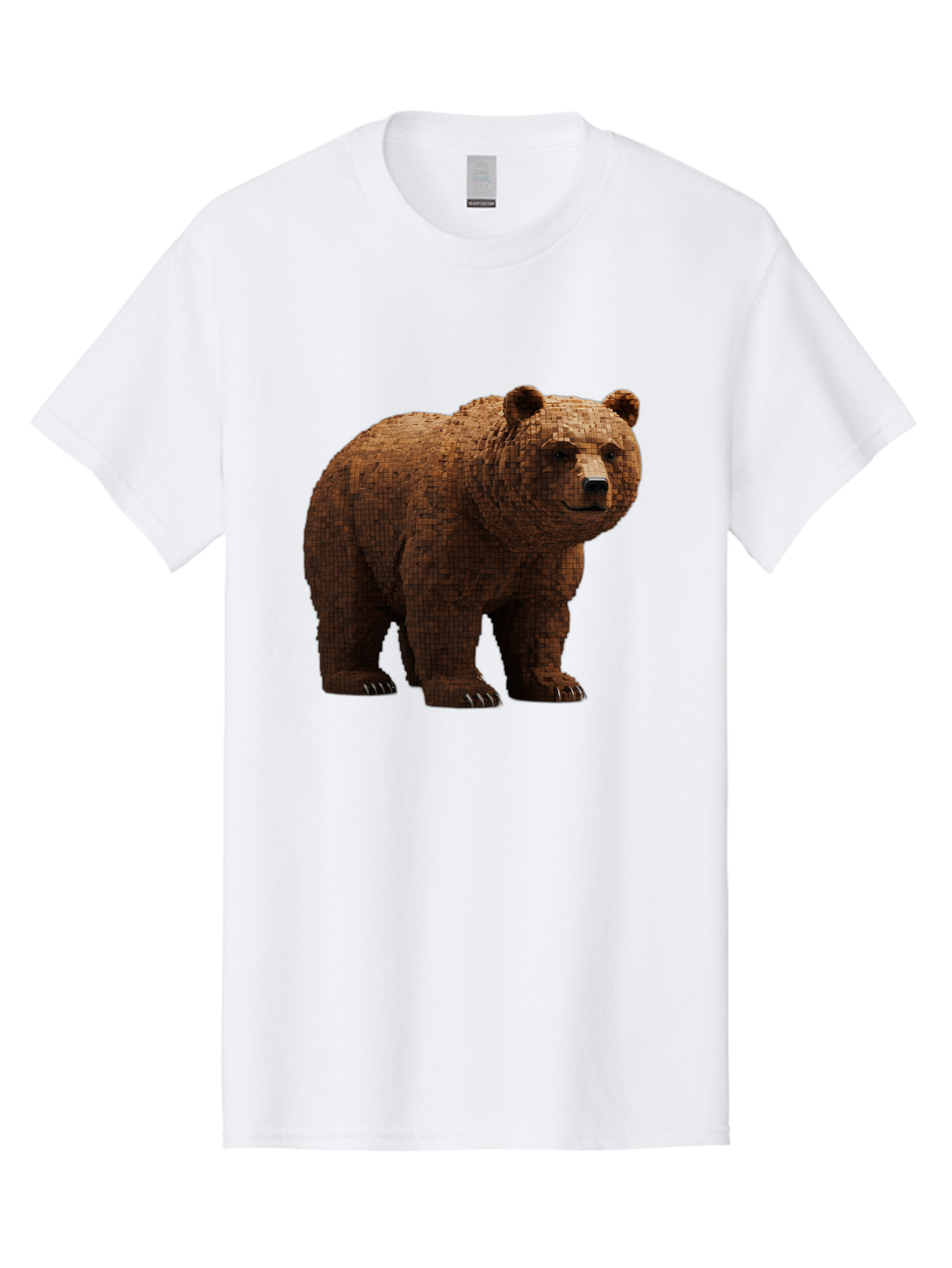 Bear Men'S Graphic Tee, 100% Cotton, Comfortable Casual Summer Wear, Machine Washable, Vintage Camera, Old Camera, Antique Camera, Black Camera, Classic Photography, Photography Equipment, Nostalgic Device, Film Camera, Camera Art Bae888