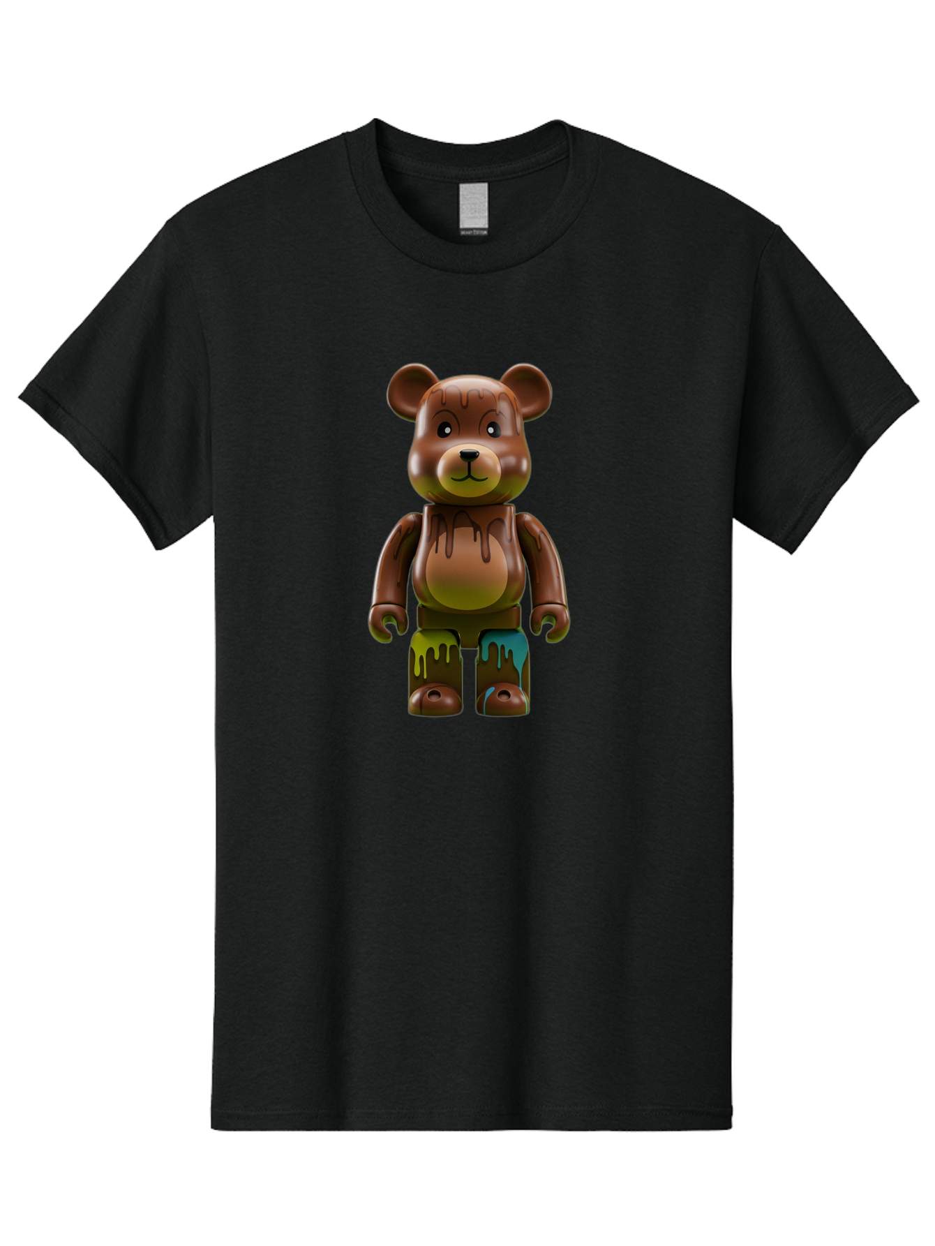 Bearbrick-1 Men'S Graphic Tee, 100% Cotton, Comfortable Casual Summer Wear, Machine Washable, Vintage Camera, Old Camera, Antique Camera, Black Camera, Classic Photography, Photography Equipment, Nostalgic Device, Film Camera, Camera Art Bae889