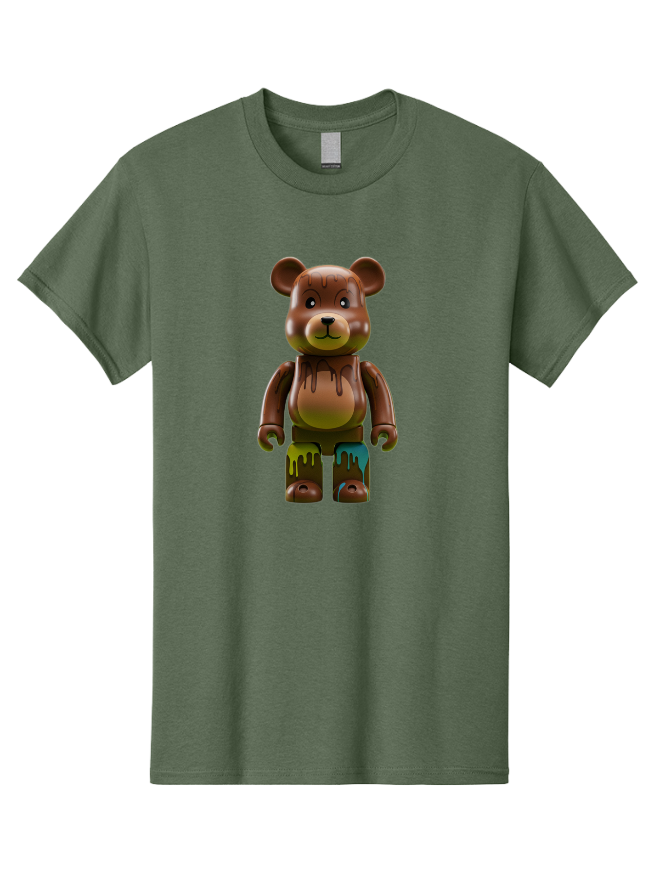 Bearbrick-1 Men'S Graphic Tee, 100% Cotton, Comfortable Casual Summer Wear, Machine Washable, Vintage Camera, Old Camera, Antique Camera, Black Camera, Classic Photography, Photography Equipment, Nostalgic Device, Film Camera, Camera Art Bae889