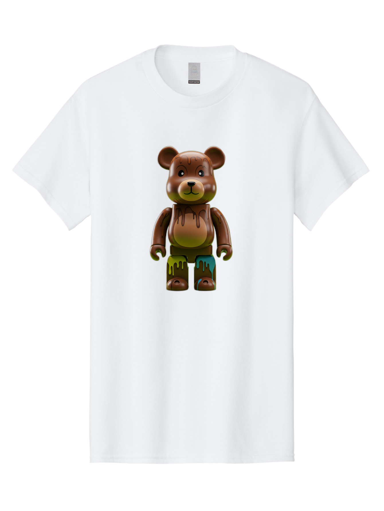Bearbrick-1 Men'S Graphic Tee, 100% Cotton, Comfortable Casual Summer Wear, Machine Washable, Vintage Camera, Old Camera, Antique Camera, Black Camera, Classic Photography, Photography Equipment, Nostalgic Device, Film Camera, Camera Art Bae889