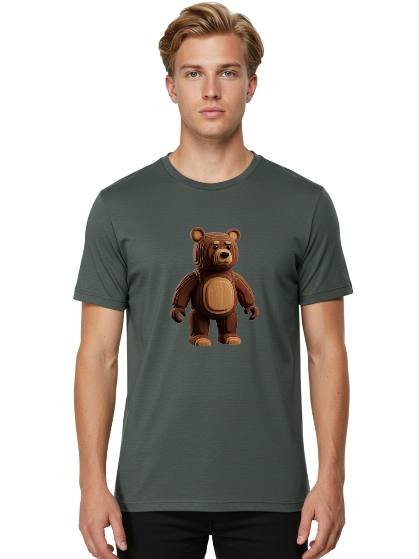 Bearbrick Men'S Graphic Tee, 100% Cotton, Comfortable Casual Summer Wear, Machine Washable, Vintage Camera, Old Camera, Antique Camera, Black Camera, Classic Photography, Photography Equipment, Nostalgic Device, Film Camera, Camera Art Bae890