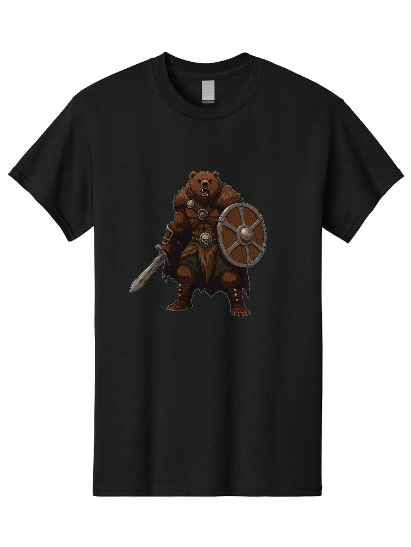 Berserker-Bear Men'S Graphic Tee, 100% Cotton, Comfortable Casual Summer Wear, Machine Washable, Vintage Camera, Old Camera, Antique Camera, Black Camera, Classic Photography, Photography Equipment, Nostalgic Device, Film Camera, Camera Art Bae891