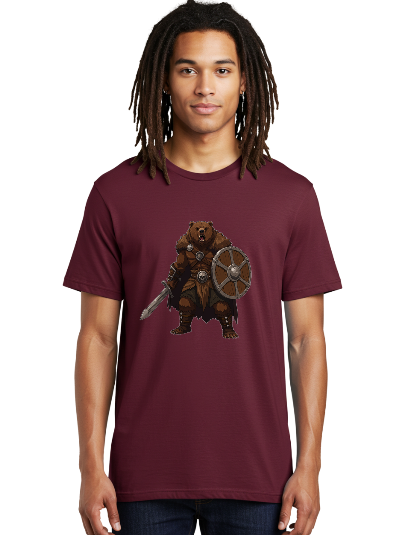 Berserker-Bear Men'S Graphic Tee, 100% Cotton, Comfortable Casual Summer Wear, Machine Washable, Vintage Camera, Old Camera, Antique Camera, Black Camera, Classic Photography, Photography Equipment, Nostalgic Device, Film Camera, Camera Art Bae891