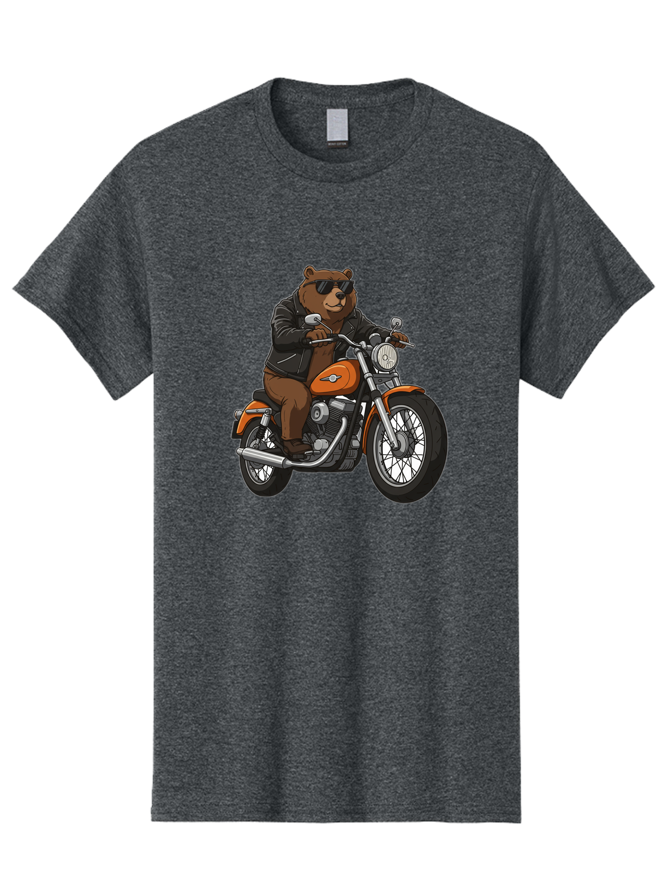 Biker-Bear Men'S Graphic Tee, 100% Cotton, Comfortable Casual Summer Wear, Machine Washable, Vintage Camera, Old Camera, Antique Camera, Black Camera, Classic Photography, Photography Equipment, Nostalgic Device, Film Camera, Camera Art Bae893