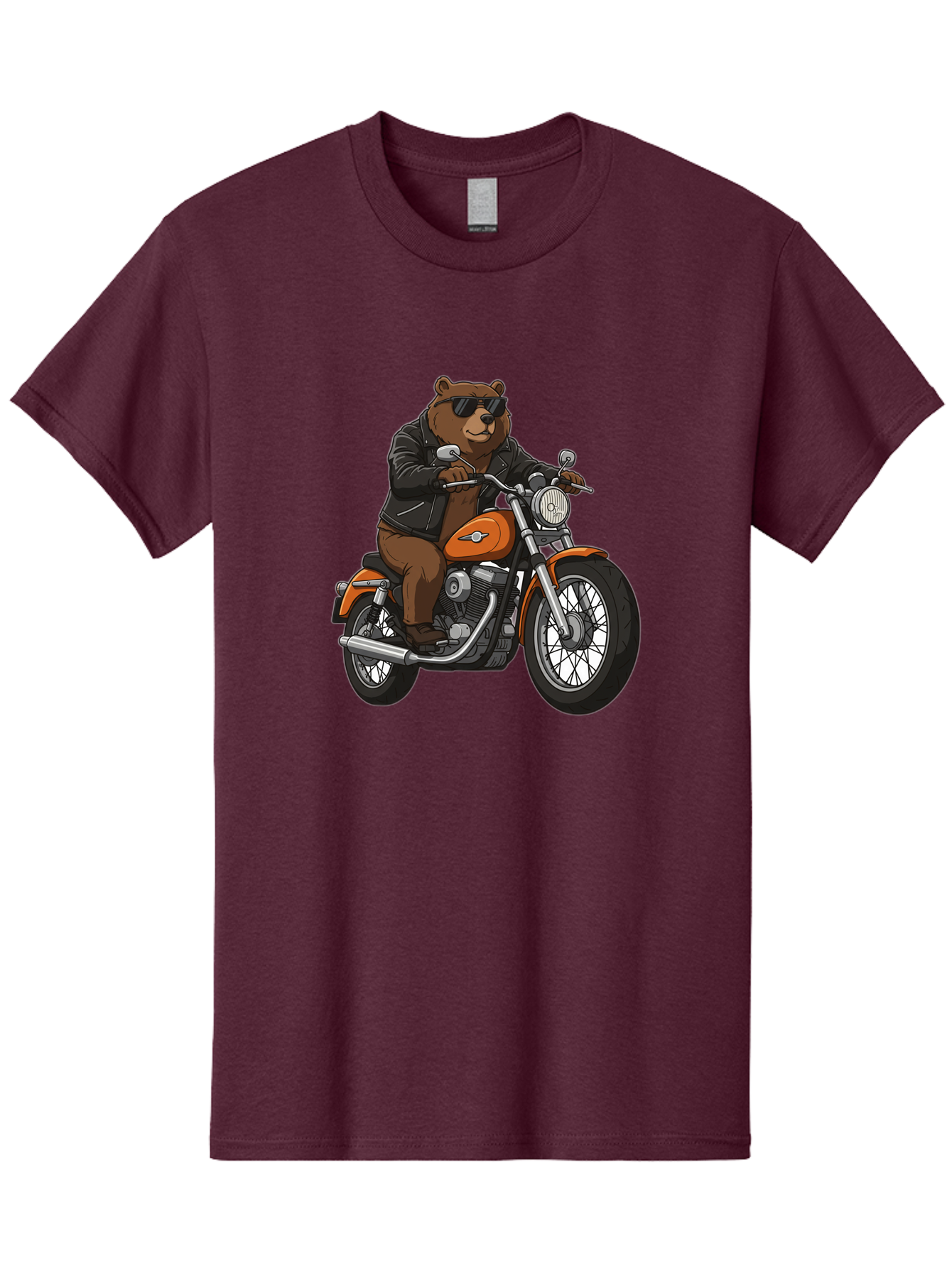 Biker-Bear Men'S Graphic Tee, 100% Cotton, Comfortable Casual Summer Wear, Machine Washable, Vintage Camera, Old Camera, Antique Camera, Black Camera, Classic Photography, Photography Equipment, Nostalgic Device, Film Camera, Camera Art Bae893