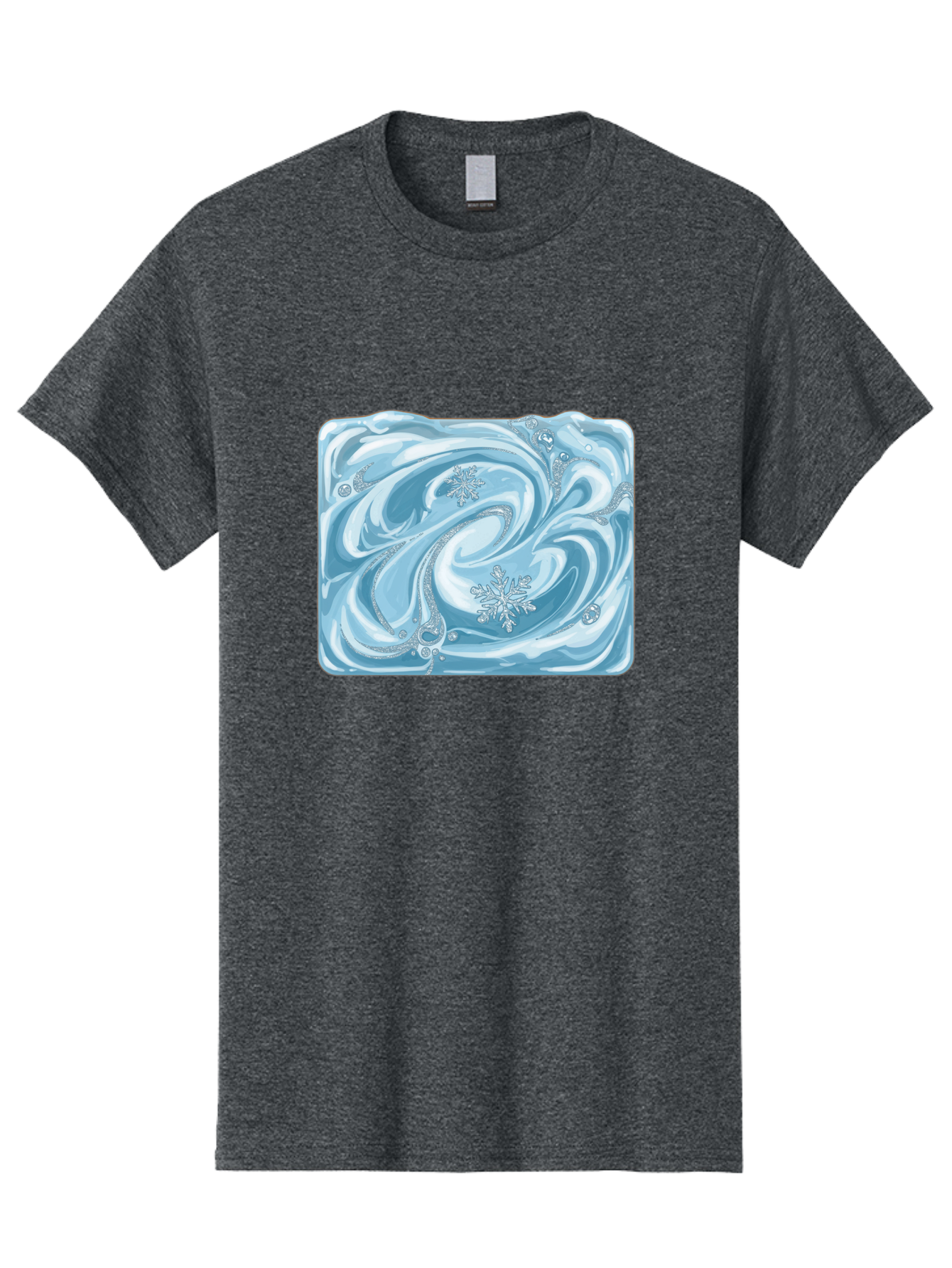 Blue-Swirl-Snowflakes Men'S Graphic Tee, 100% Cotton, Comfortable Casual Summer Wear, Machine Washable, Vintage Camera, Old Camera, Antique Camera, Black Camera, Classic Photography, Photography Equipment, Nostalgic Device, Film Camera, Camera Art Bae898