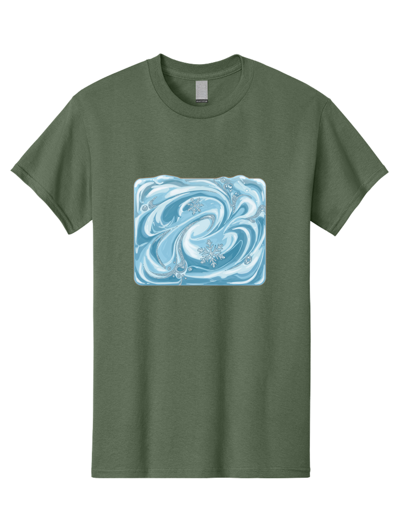 Blue-Swirl-Snowflakes Men'S Graphic Tee, 100% Cotton, Comfortable Casual Summer Wear, Machine Washable, Vintage Camera, Old Camera, Antique Camera, Black Camera, Classic Photography, Photography Equipment, Nostalgic Device, Film Camera, Camera Art Bae898