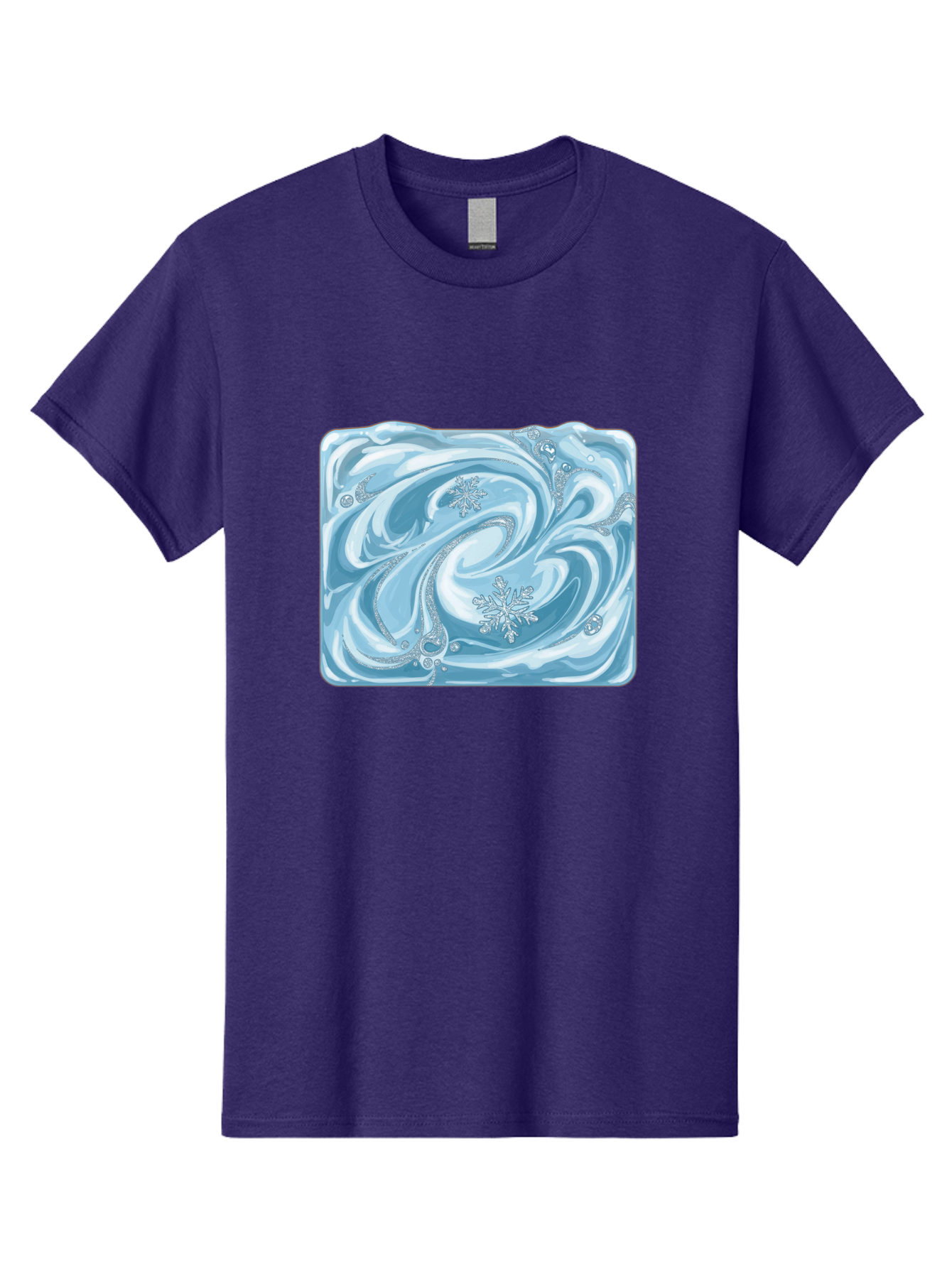 Blue-Swirl-Snowflakes Men'S Graphic Tee, 100% Cotton, Comfortable Casual Summer Wear, Machine Washable, Vintage Camera, Old Camera, Antique Camera, Black Camera, Classic Photography, Photography Equipment, Nostalgic Device, Film Camera, Camera Art Bae898