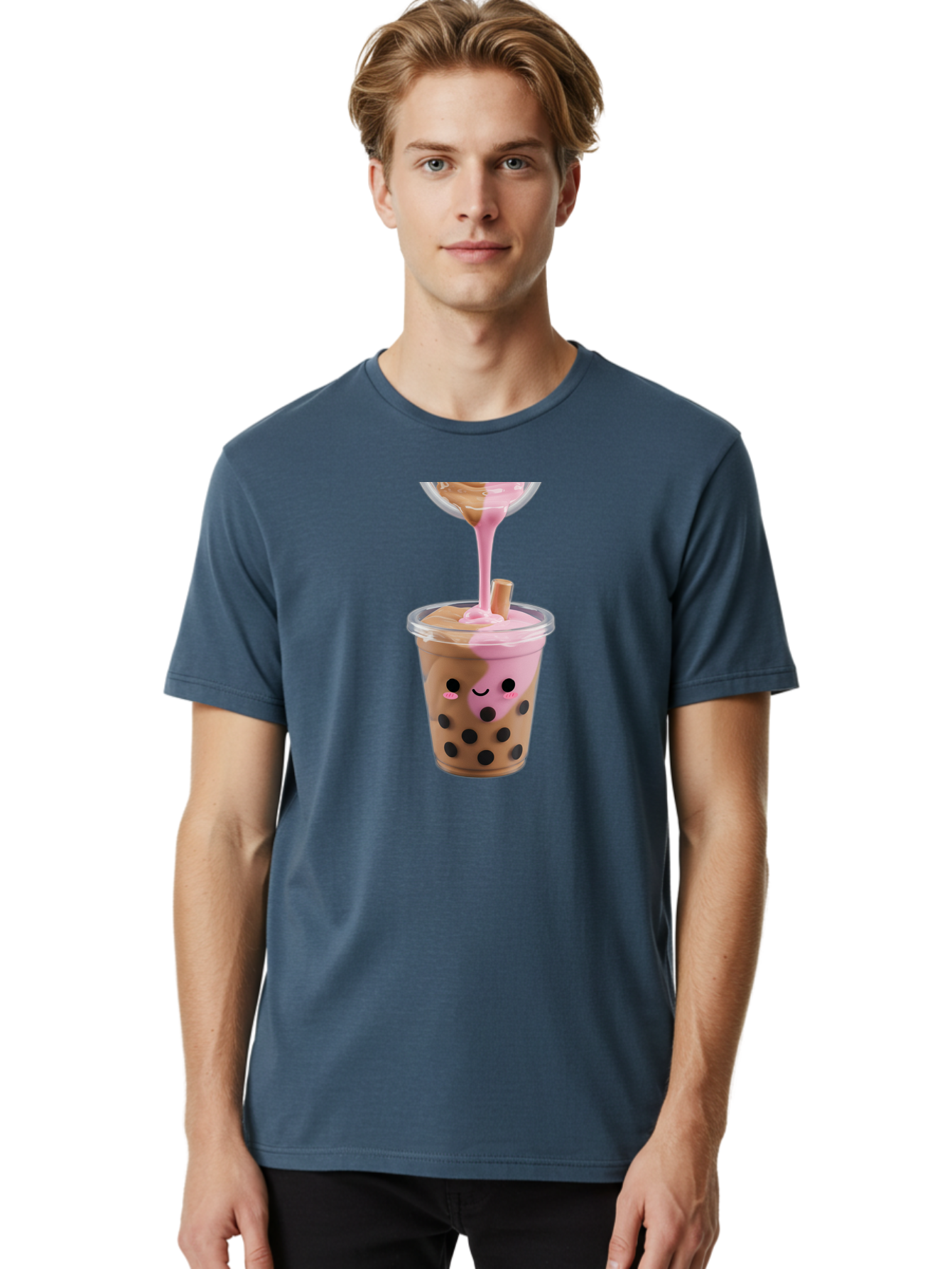 Boba-Tea Men'S Graphic Tee, 100% Cotton, Comfortable Casual Summer Wear, Machine Washable, Vintage Camera, Old Camera, Antique Camera, Black Camera, Classic Photography, Photography Equipment, Nostalgic Device, Film Camera, Camera Art Bae899