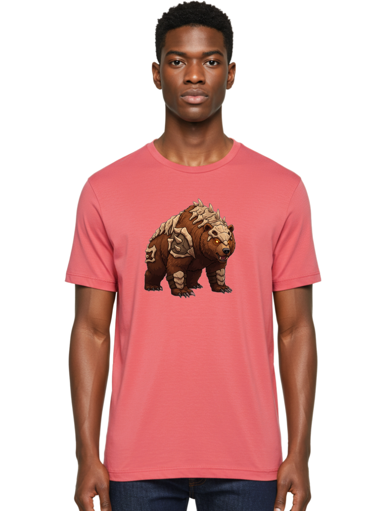 Bone-Bear Men'S Graphic Tee, 100% Cotton, Comfortable Casual Summer Wear, Machine Washable, Vintage Camera, Old Camera, Antique Camera, Black Camera, Classic Photography, Photography Equipment, Nostalgic Device, Film Camera, Camera Art Bae900