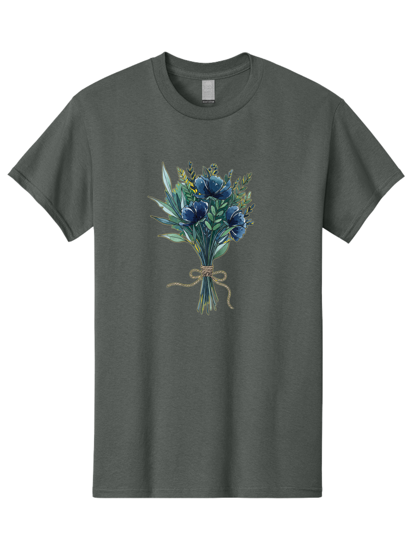 Bouquet-Of-Blue-Flowers Men'S Graphic Tee, 100% Cotton, Comfortable Casual Summer Wear, Machine Washable, Vintage Camera, Old Camera, Antique Camera, Black Camera, Classic Photography, Photography Equipment, Nostalgic Device, Film Camera, Bae901