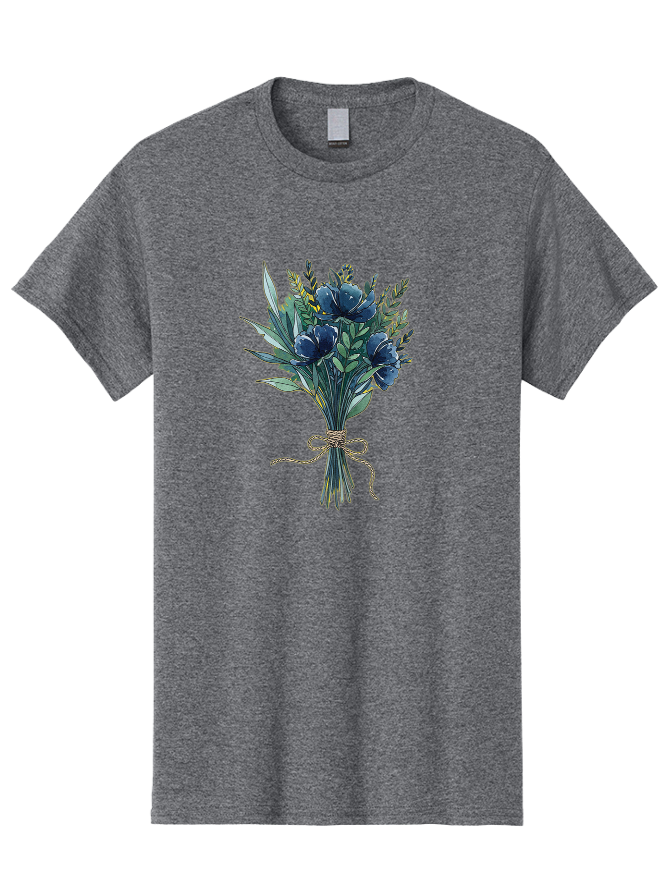 Bouquet-Of-Blue-Flowers Men'S Graphic Tee, 100% Cotton, Comfortable Casual Summer Wear, Machine Washable, Vintage Camera, Old Camera, Antique Camera, Black Camera, Classic Photography, Photography Equipment, Nostalgic Device, Film Camera, Bae901