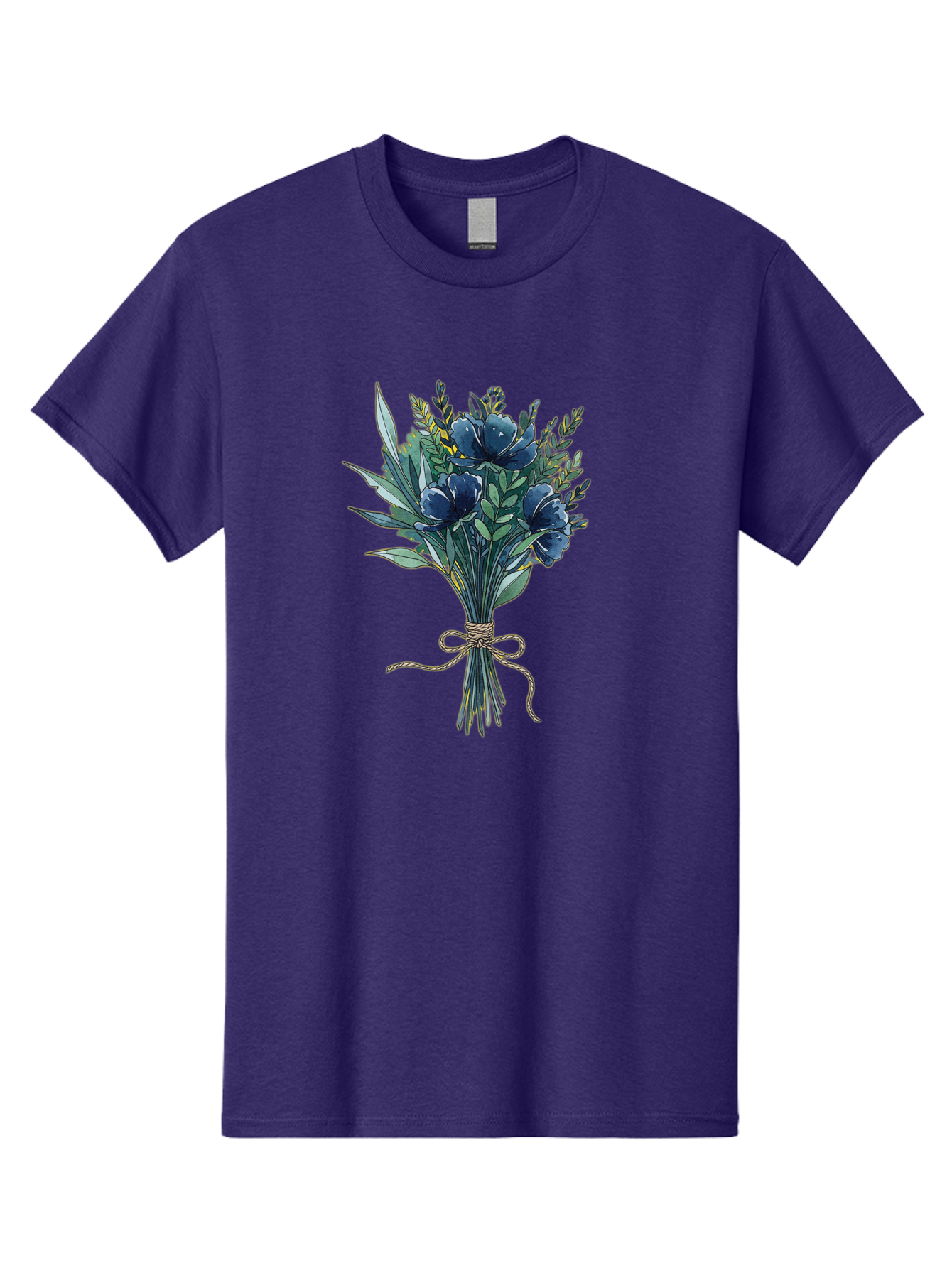 Bouquet-Of-Blue-Flowers Men'S Graphic Tee, 100% Cotton, Comfortable Casual Summer Wear, Machine Washable, Vintage Camera, Old Camera, Antique Camera, Black Camera, Classic Photography, Photography Equipment, Nostalgic Device, Film Camera, Bae901