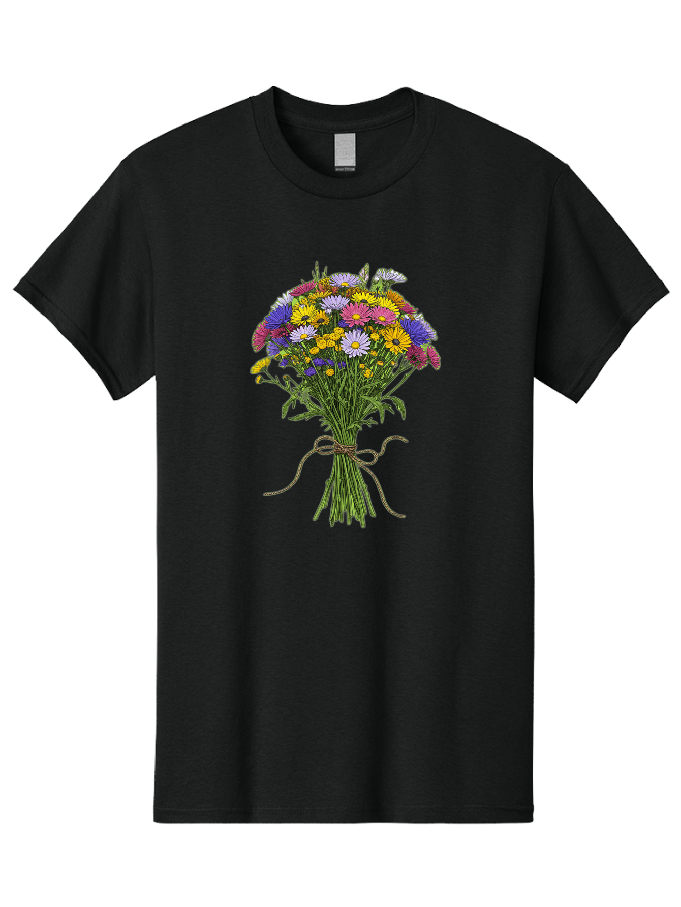 Bouquet-Of-Daisies Men'S Graphic Tee, 100% Cotton, Comfortable Casual Summer Wear, Machine Washable, Vintage Camera, Old Camera, Antique Camera, Black Camera, Classic Photography, Photography Equipment, Nostalgic Device, Film Camera, Bae902
