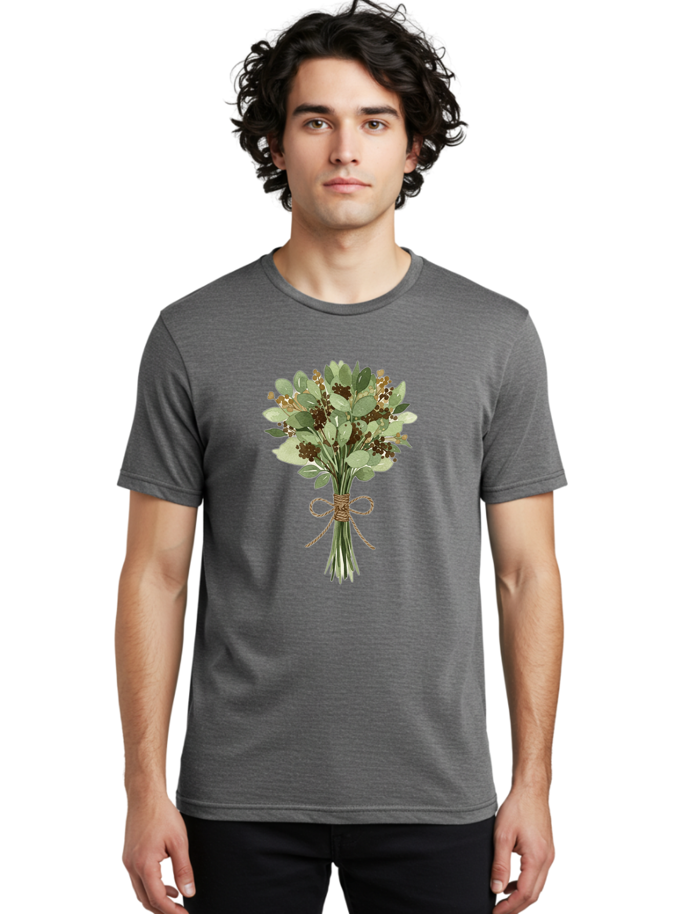 Bouquet-Of-Leaves-And-Berries Men'S Graphic Tee, 100% Cotton, Comfortable Casual Summer Wear, Machine Washable, Vintage Camera, Old Camera, Antique Camera, Black Camera, Classic Photography, Photography Equipment, Nostalgic Device, Bae903
