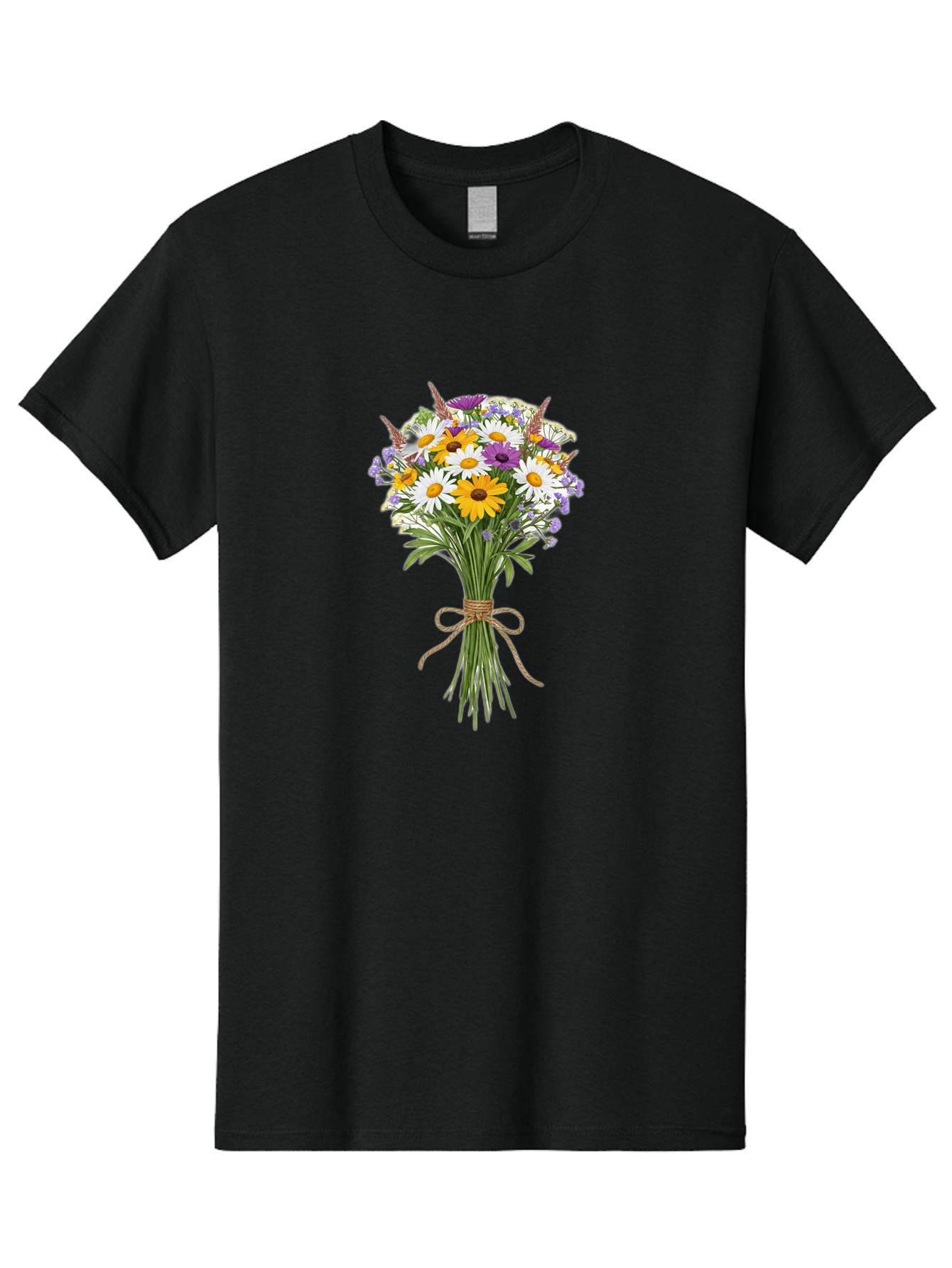 Bouquet-Of-Wildflowers Men'S Graphic Tee, 100% Cotton, Comfortable Casual Summer Wear, Machine Washable, Vintage Camera, Old Camera, Antique Camera, Black Camera, Classic Photography, Photography Equipment, Nostalgic Device, Film Camera, Bae904