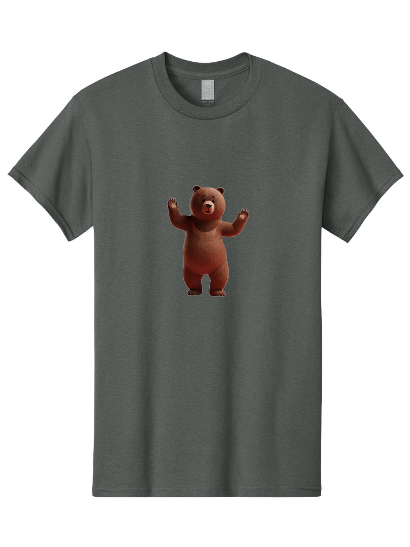 Brown-Bear-1 Men'S Graphic Tee, 100% Cotton, Comfortable Casual Summer Wear, Machine Washable, Vintage Camera, Old Camera, Antique Camera, Black Camera, Classic Photography, Photography Equipment, Nostalgic Device, Film Camera, Camera Art Bae908