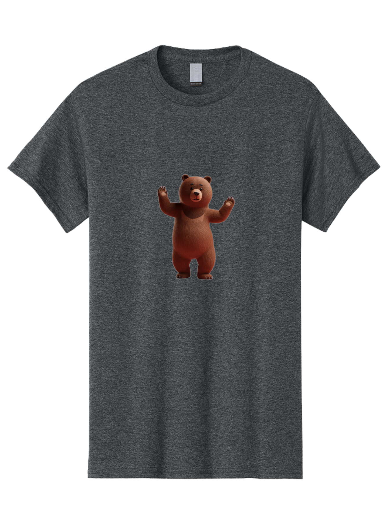 Brown-Bear-1 Men'S Graphic Tee, 100% Cotton, Comfortable Casual Summer Wear, Machine Washable, Vintage Camera, Old Camera, Antique Camera, Black Camera, Classic Photography, Photography Equipment, Nostalgic Device, Film Camera, Camera Art Bae908