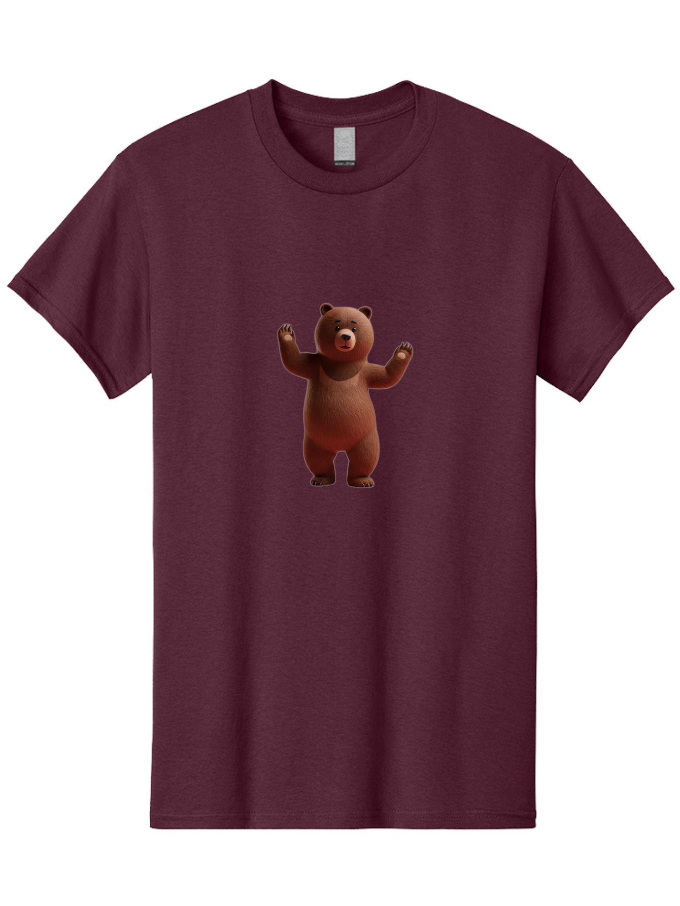 Brown-Bear-1 Men'S Graphic Tee, 100% Cotton, Comfortable Casual Summer Wear, Machine Washable, Vintage Camera, Old Camera, Antique Camera, Black Camera, Classic Photography, Photography Equipment, Nostalgic Device, Film Camera, Camera Art Bae908