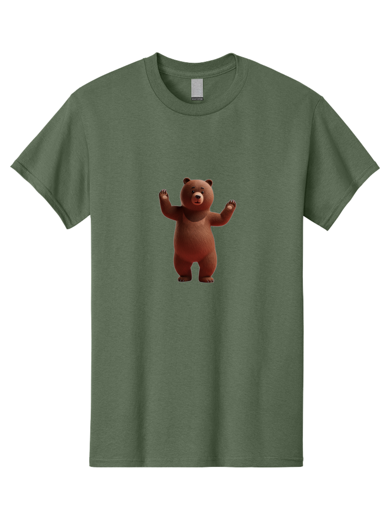 Brown-Bear-1 Men'S Graphic Tee, 100% Cotton, Comfortable Casual Summer Wear, Machine Washable, Vintage Camera, Old Camera, Antique Camera, Black Camera, Classic Photography, Photography Equipment, Nostalgic Device, Film Camera, Camera Art Bae908