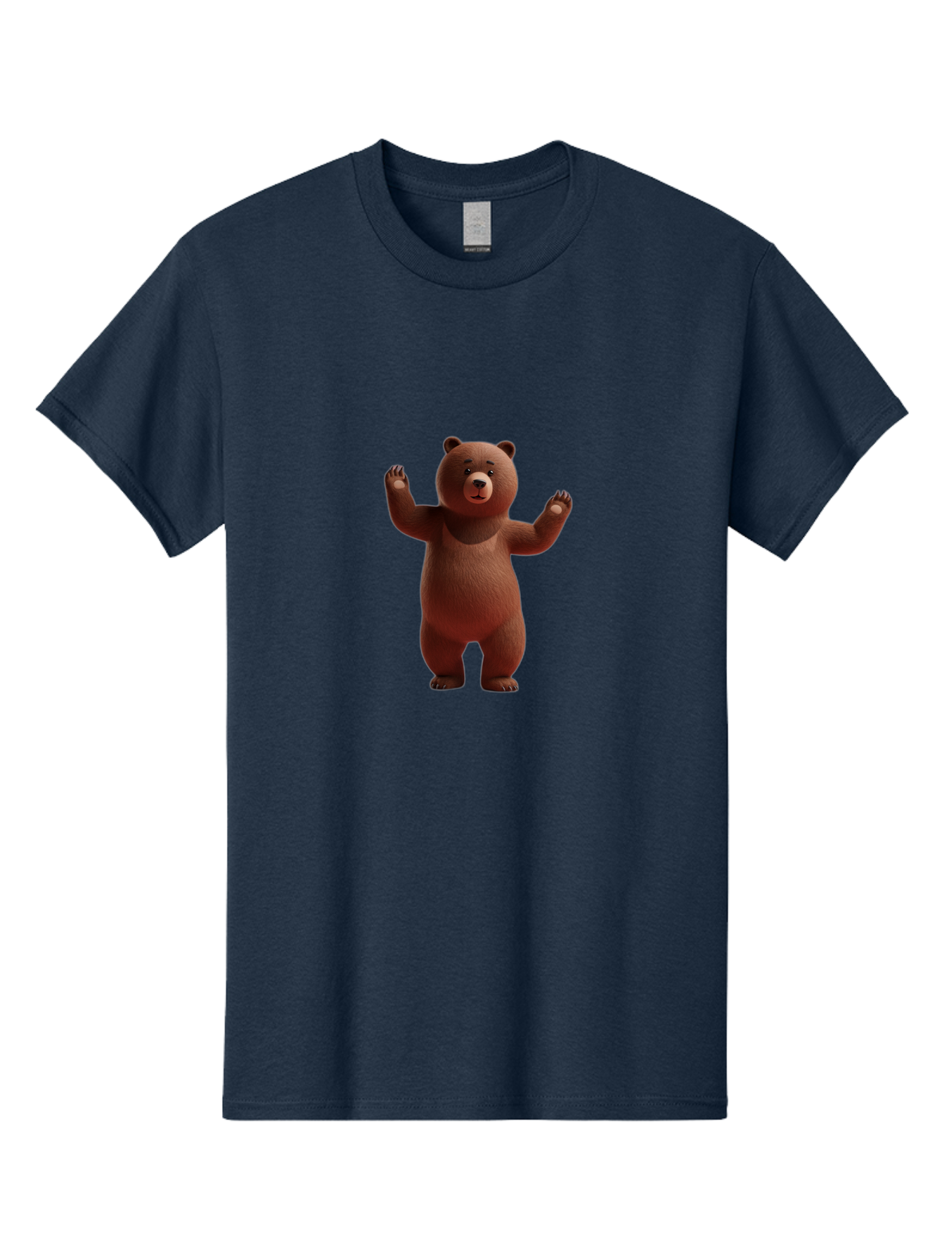 Brown-Bear-1 Men'S Graphic Tee, 100% Cotton, Comfortable Casual Summer Wear, Machine Washable, Vintage Camera, Old Camera, Antique Camera, Black Camera, Classic Photography, Photography Equipment, Nostalgic Device, Film Camera, Camera Art Bae908